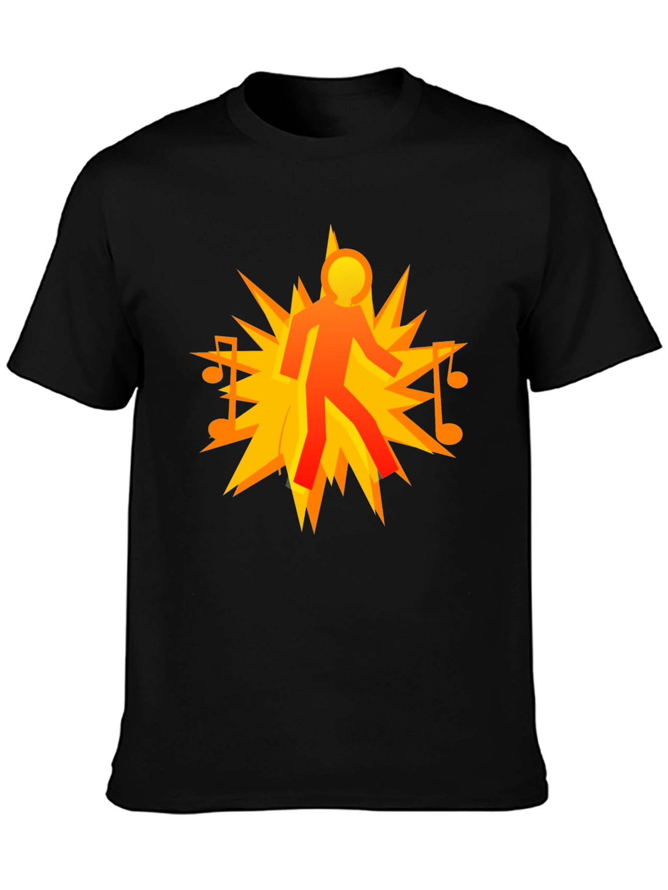 Music Man Explosion Graphic T-Shirt