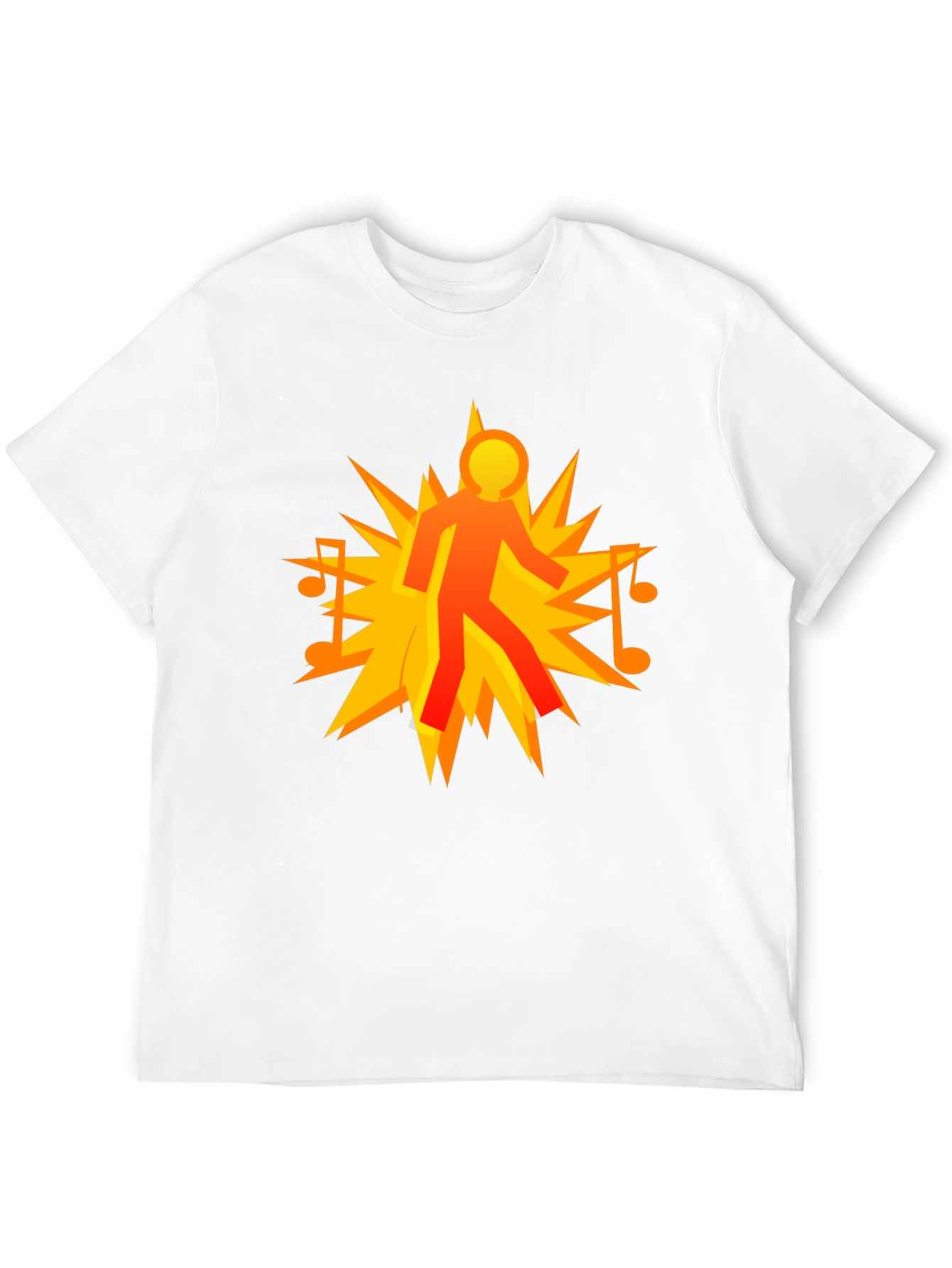 Music Man Explosion Graphic T-Shirt