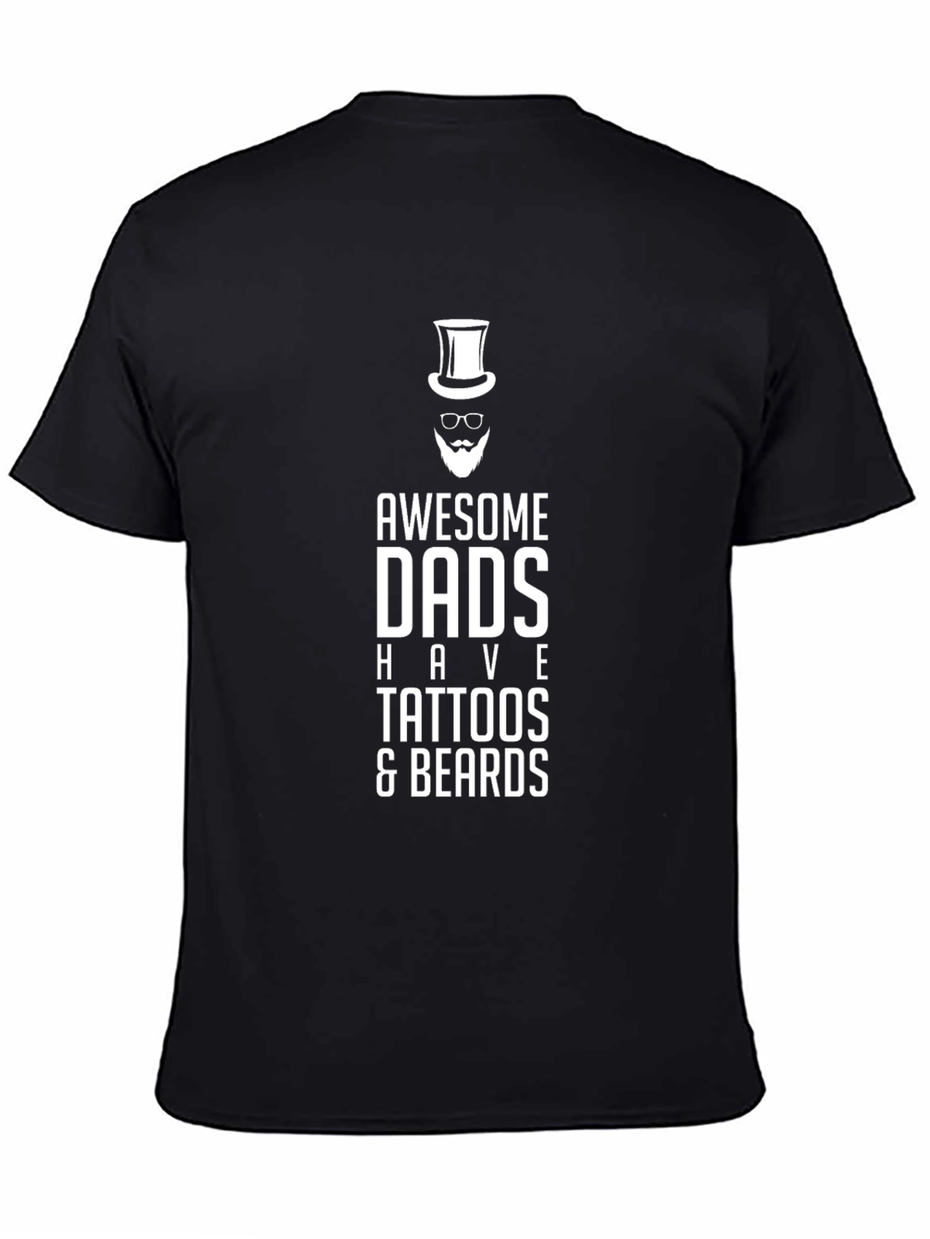 Awesome Dads Tattoos & Beards Graphic Tee