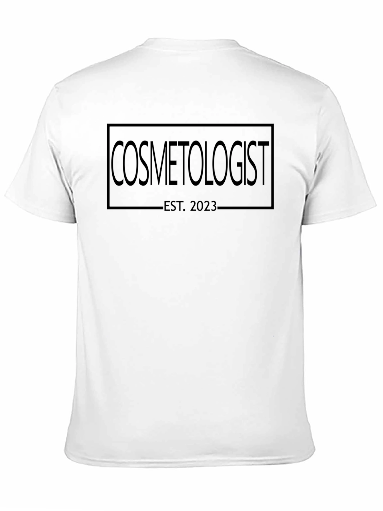 Cosmetologist Est. 2023 Black T-Shirt
