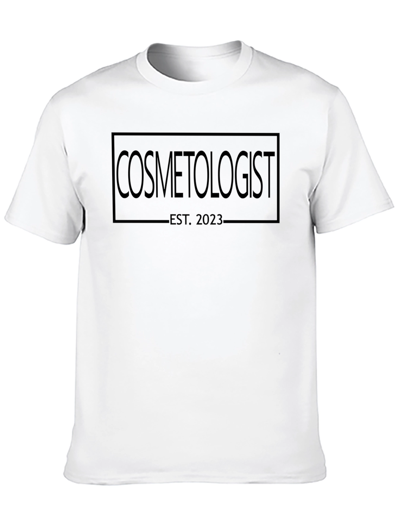 Cosmetologist Est. 2023 Black T-Shirt