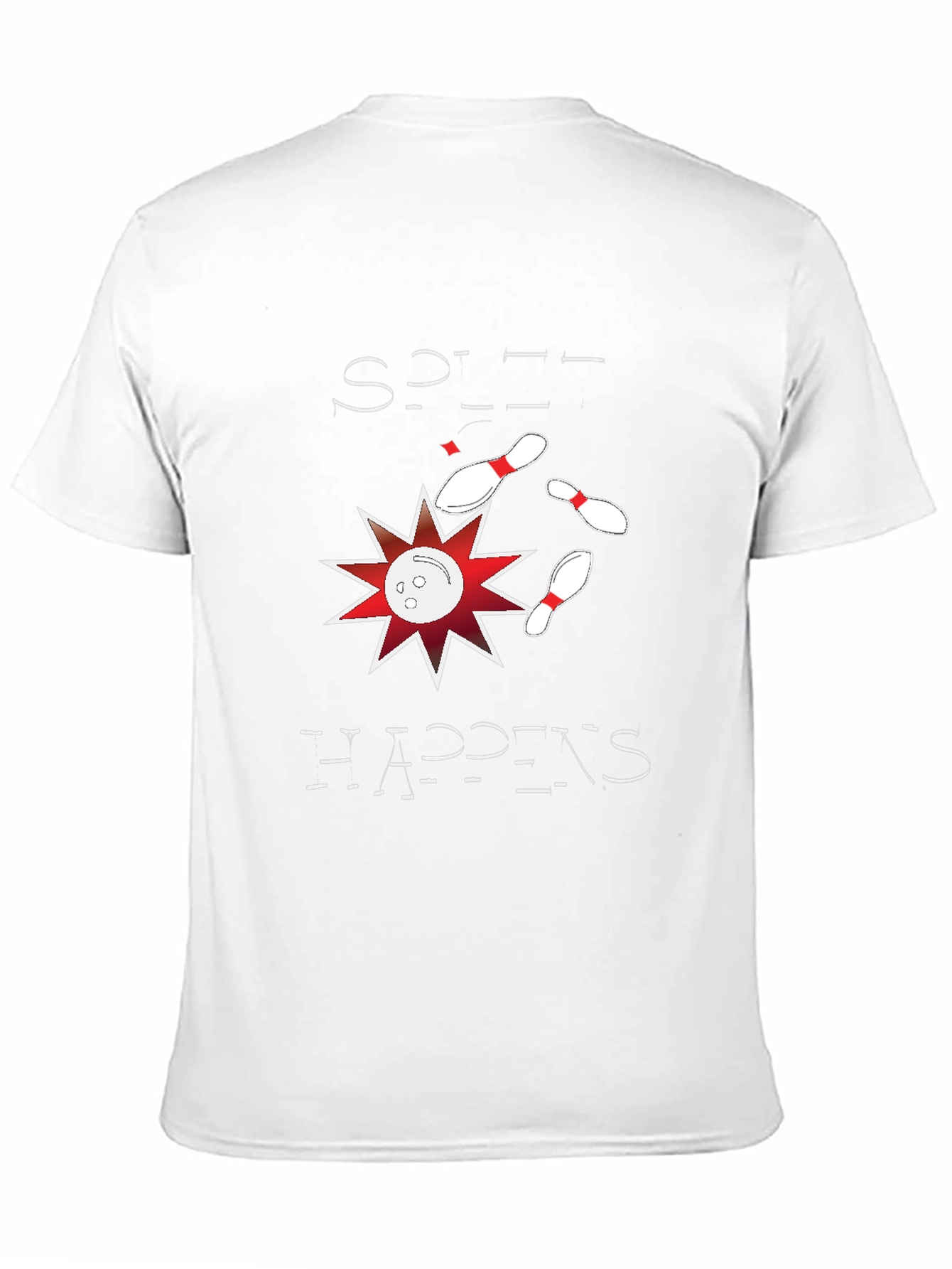 Split Happens Graphic Tee - Bowling Design