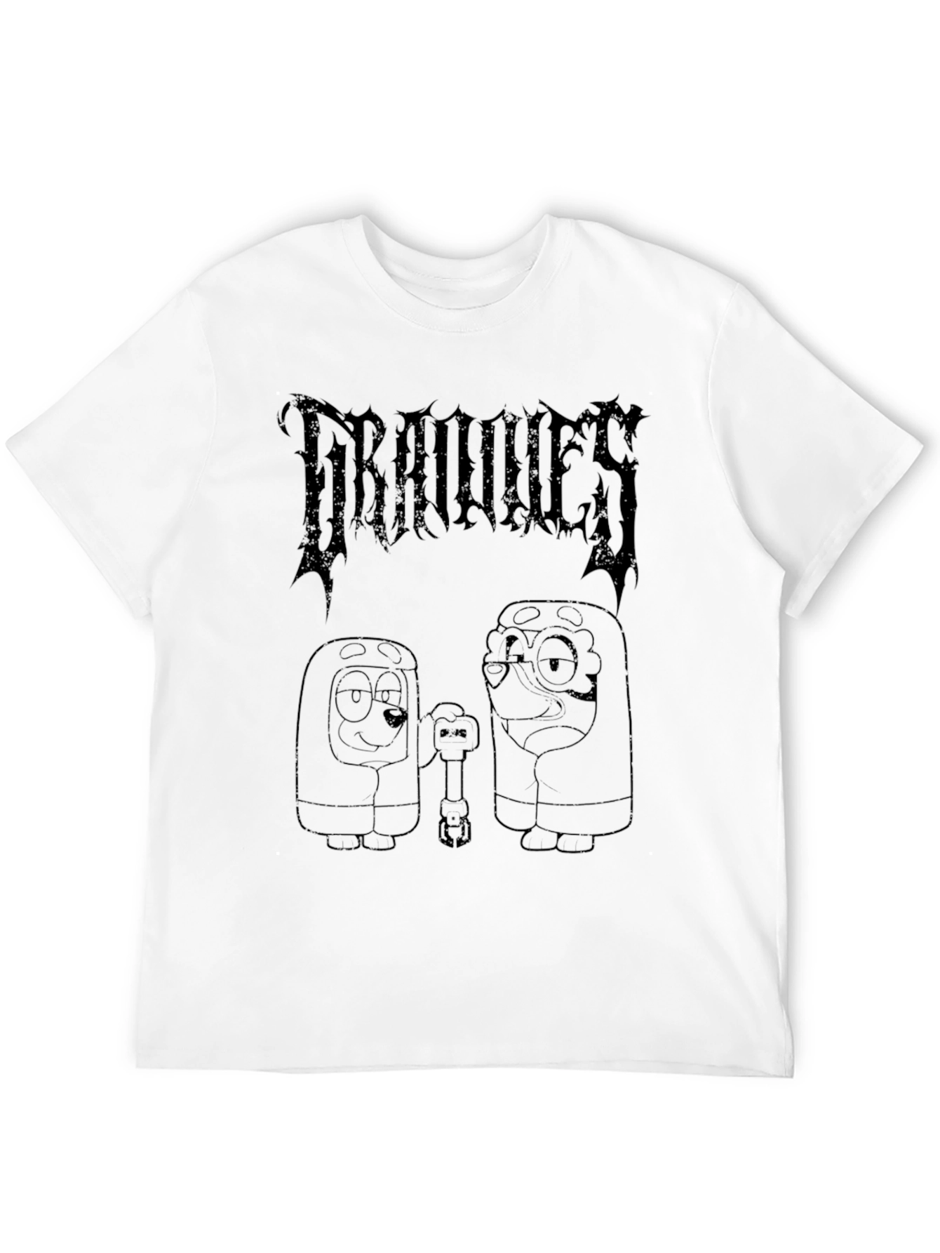 Groovies Black Graphic Tee