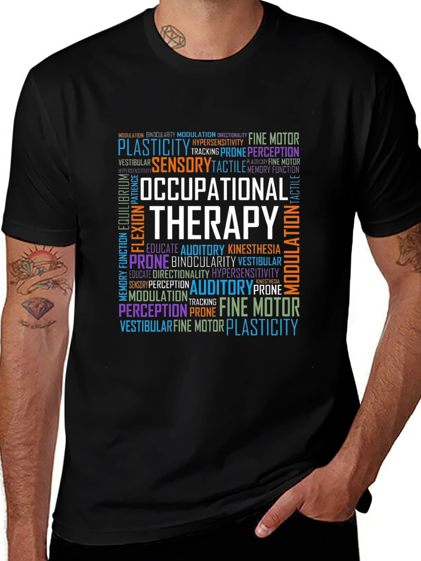 Occupational Therapy Word Cloud T-Shirt