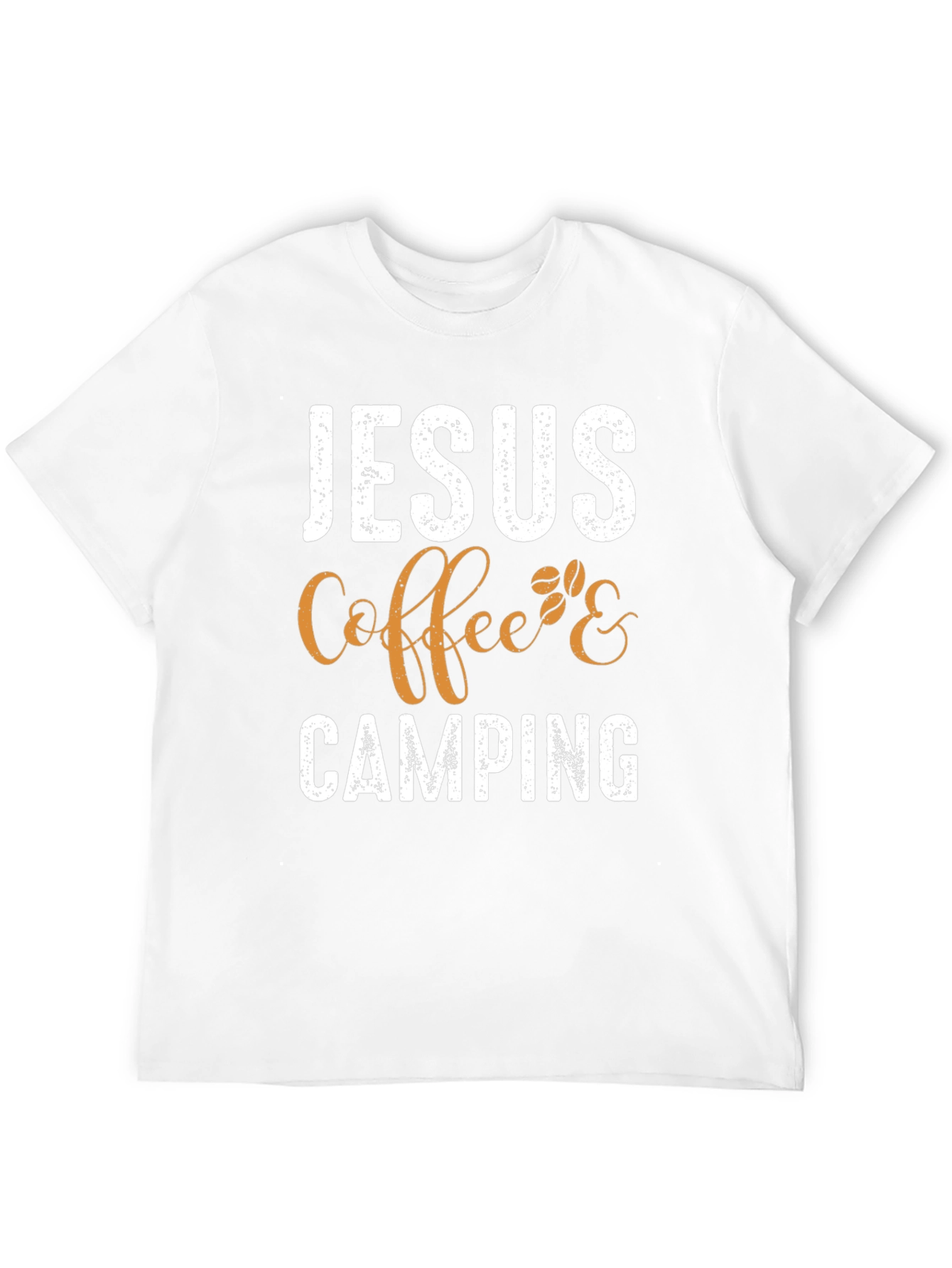 Jesus Coffee Camping T-Shirt - Christian Outdoor Apparel