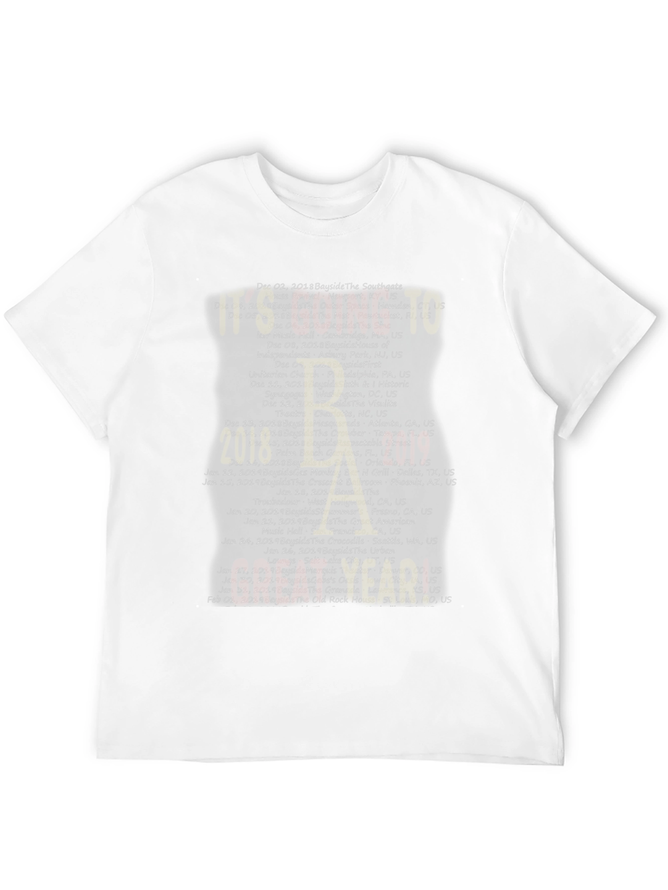 Bayside Concert Tour T-Shirt - 2018/2019 Tour Dates