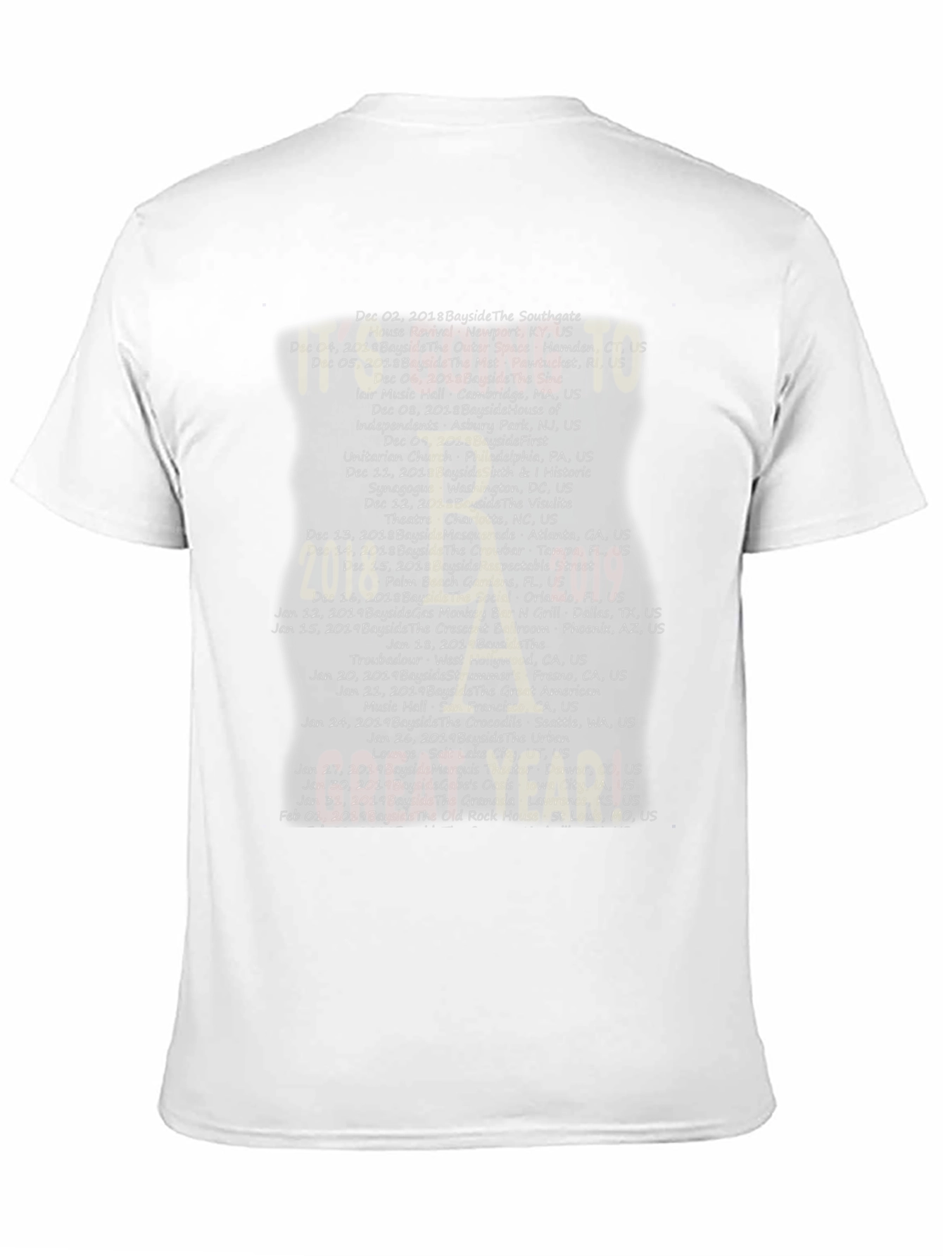 Bayside Concert Tour T-Shirt - 2018/2019 Tour Dates