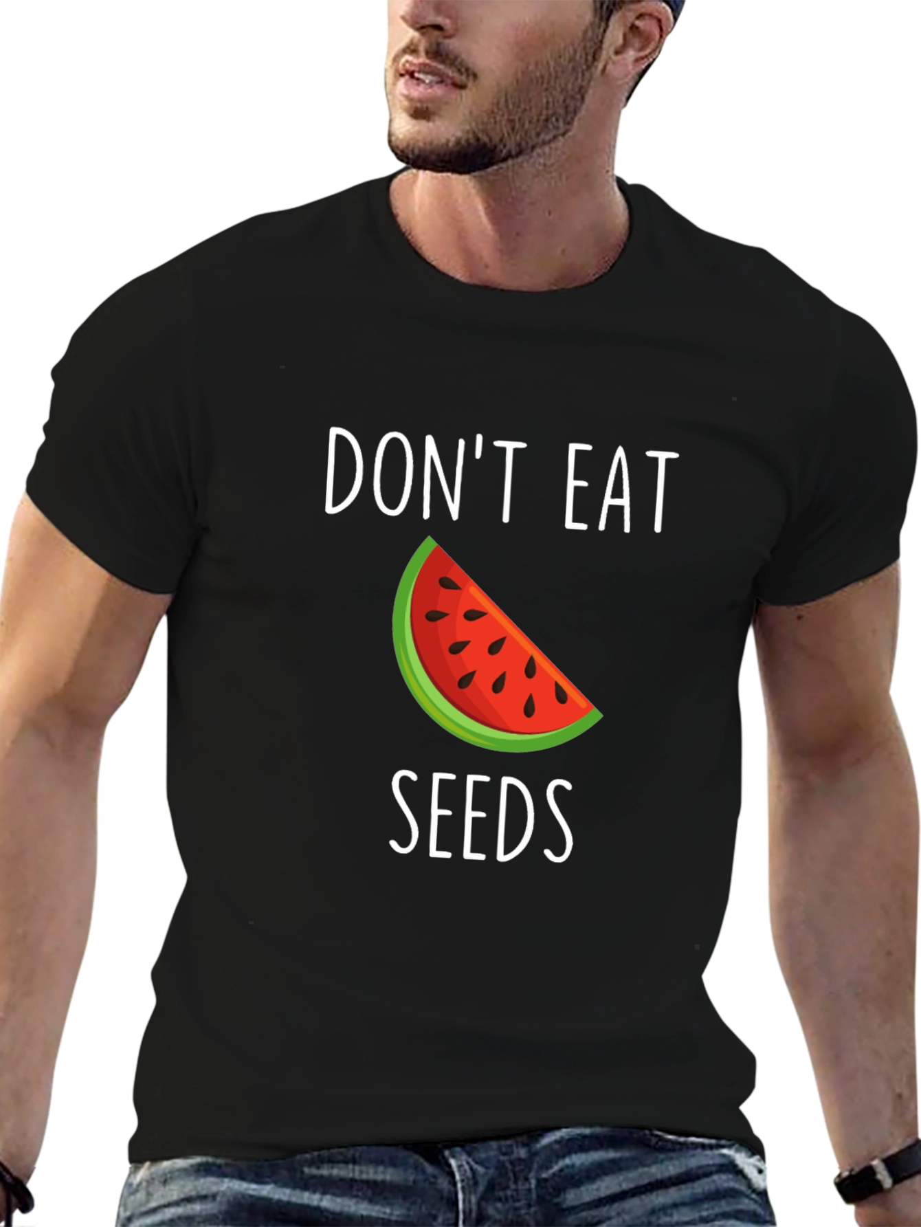 Dont Eat Seeds Funny Watermelon T-Shirt
