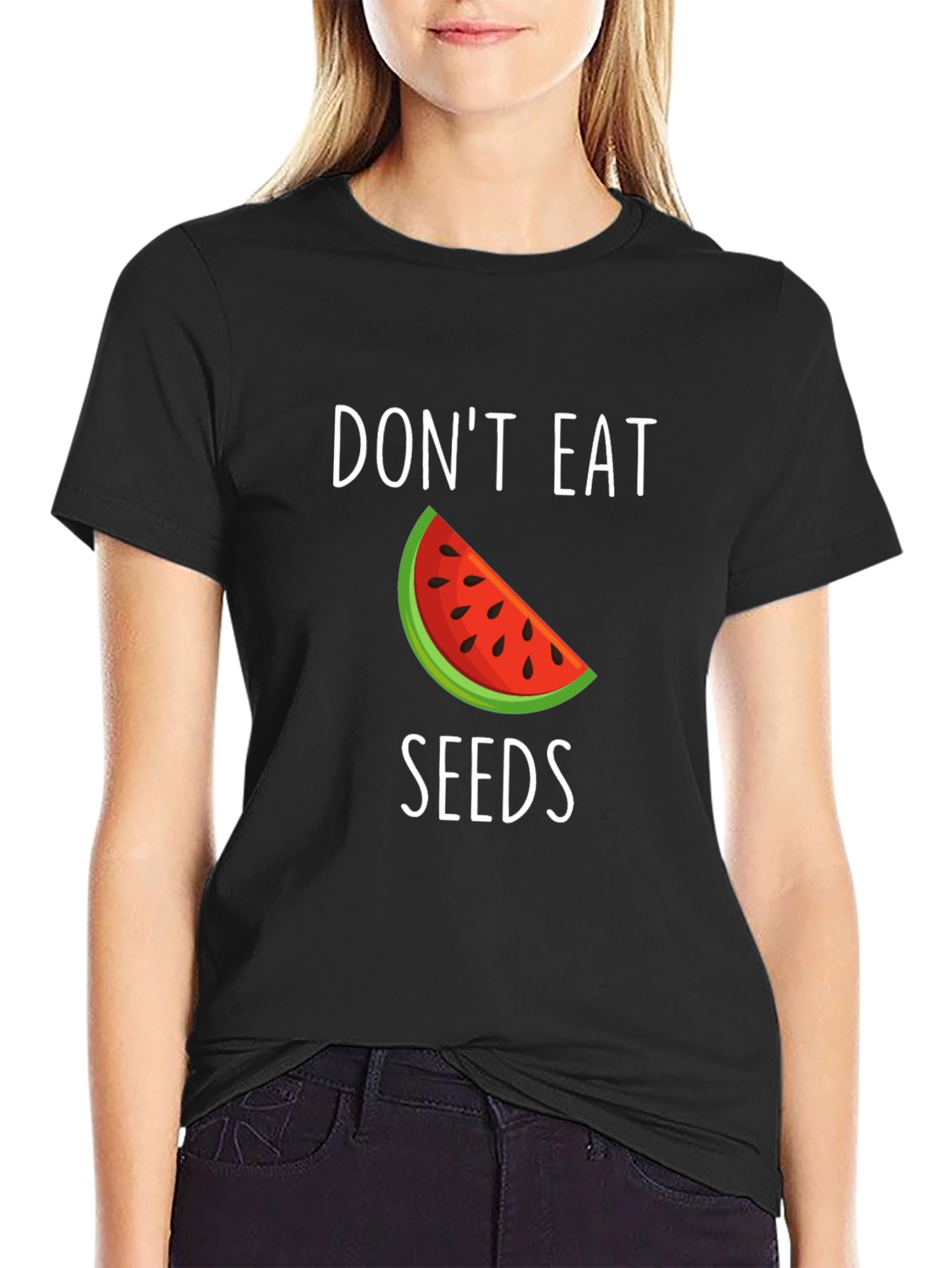Dont Eat Seeds Funny Watermelon T-Shirt