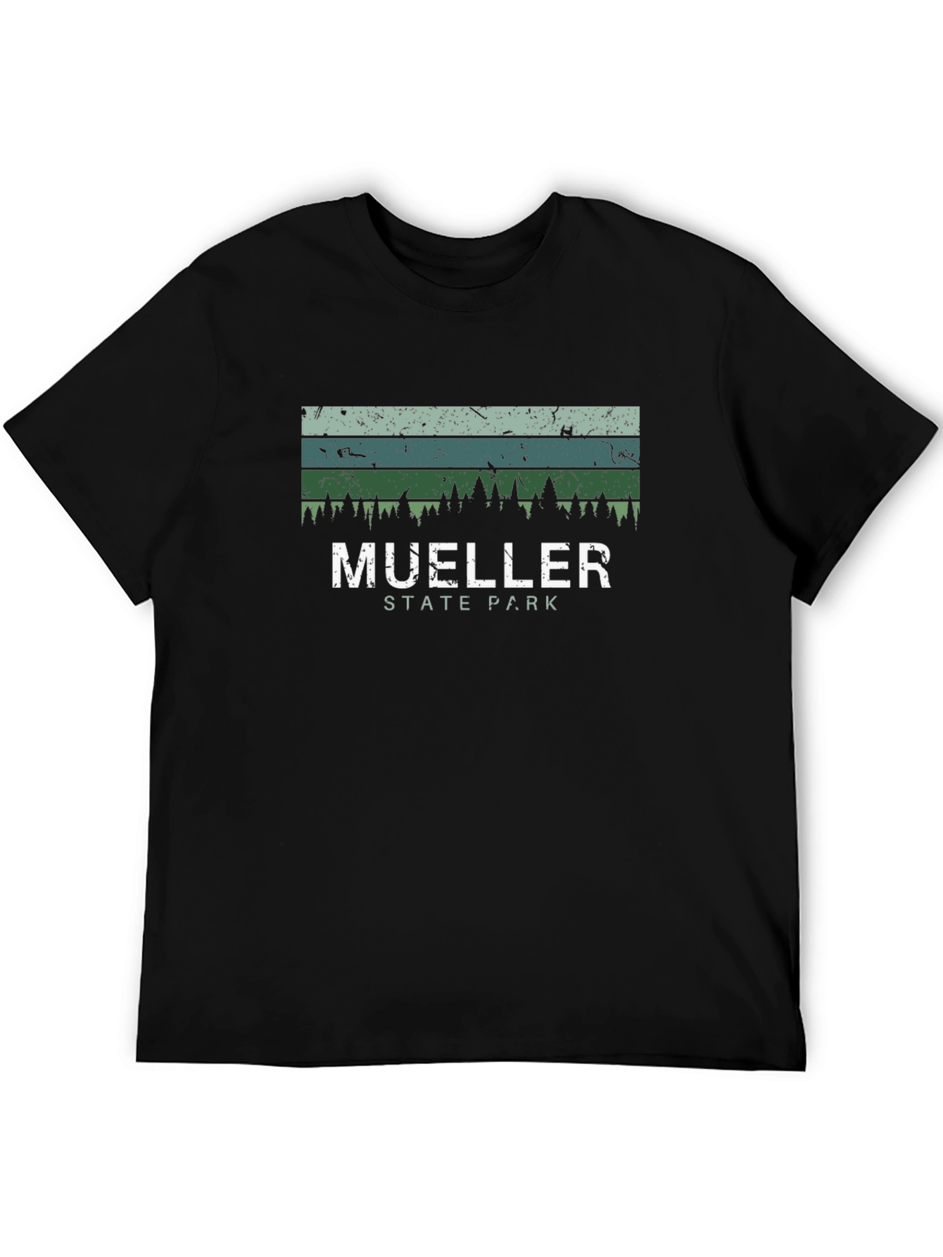Mueller State Park Tee - Distressed Graphic Print