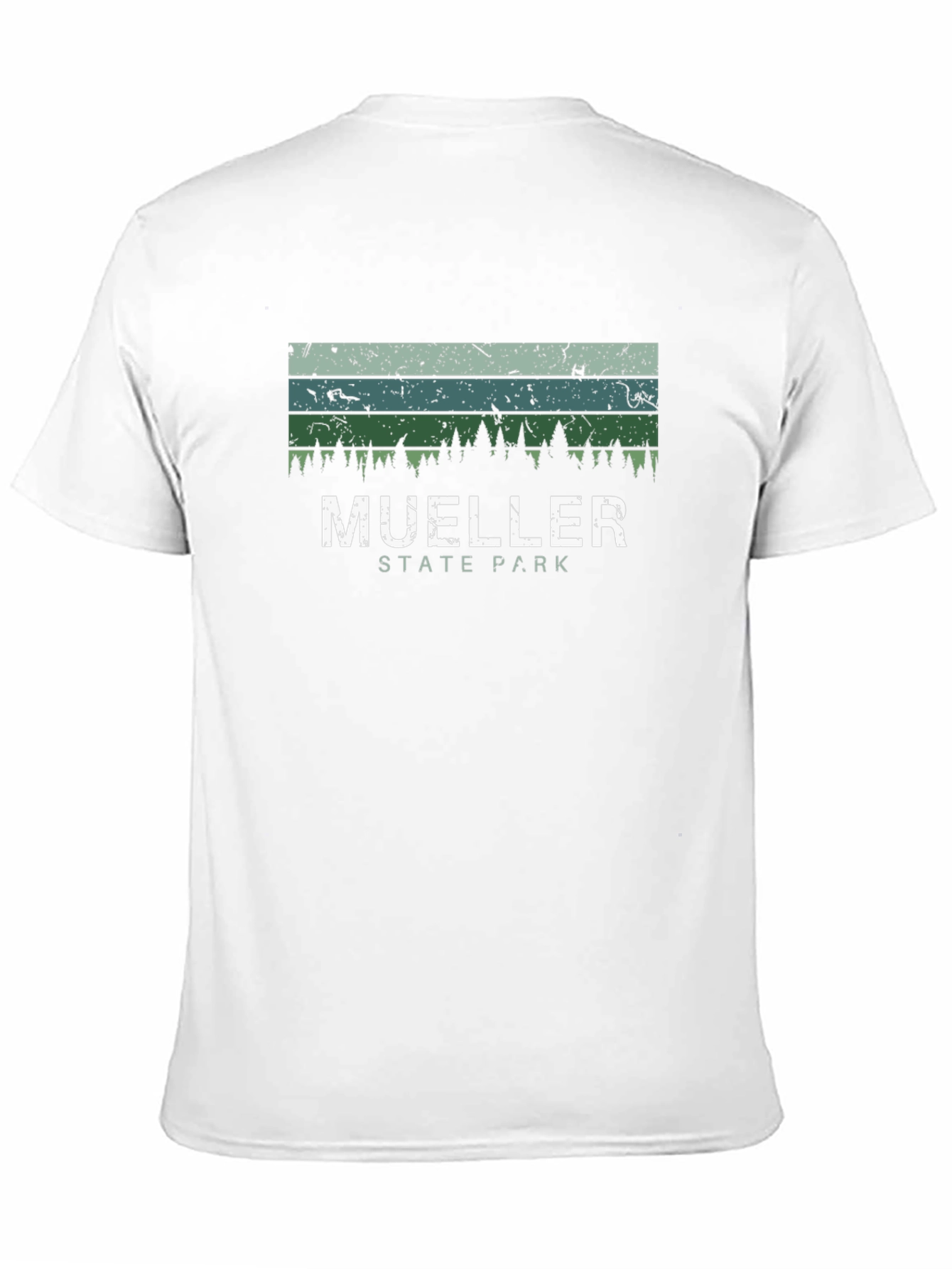Mueller State Park Tee - Distressed Graphic Print