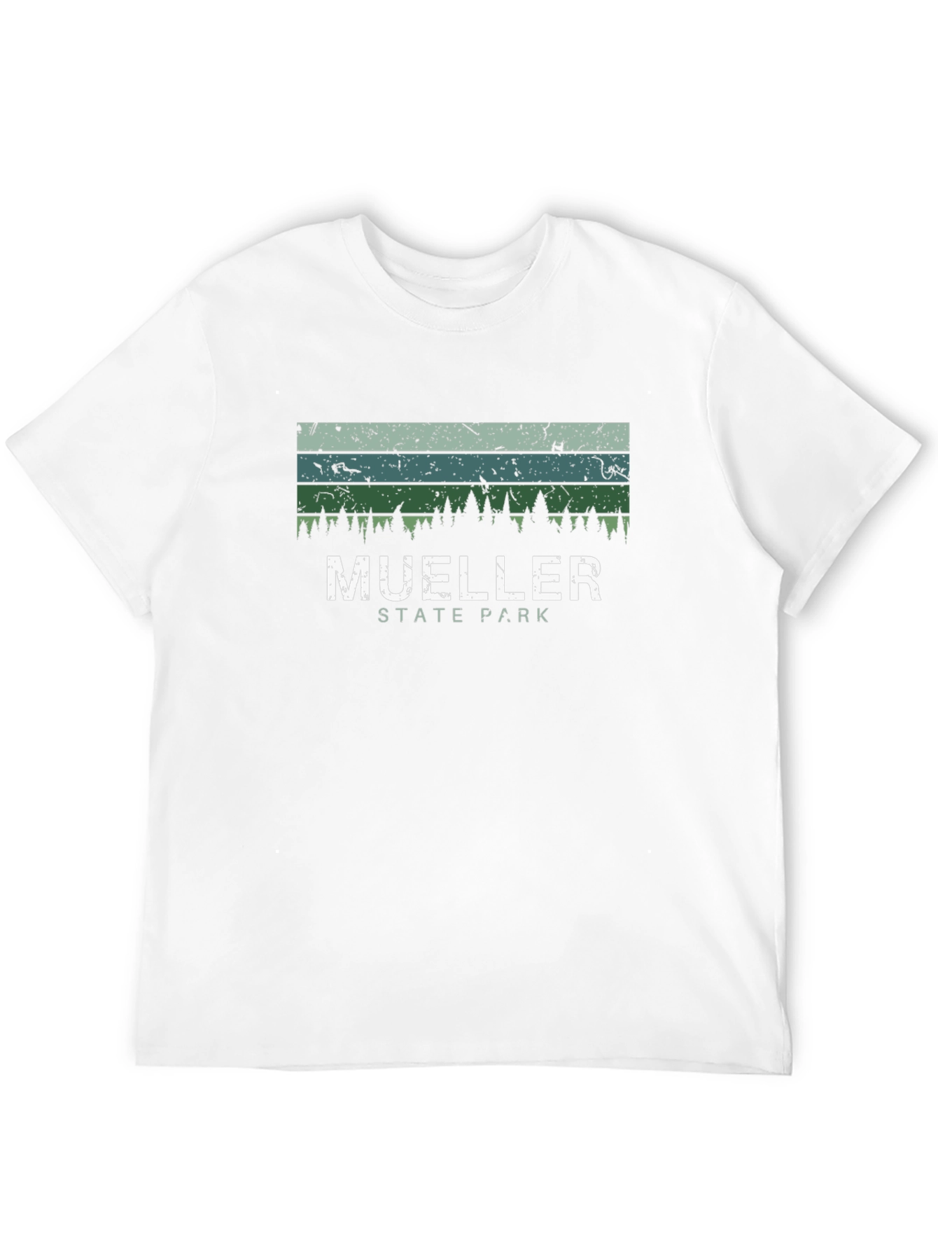 Mueller State Park Tee - Distressed Graphic Print