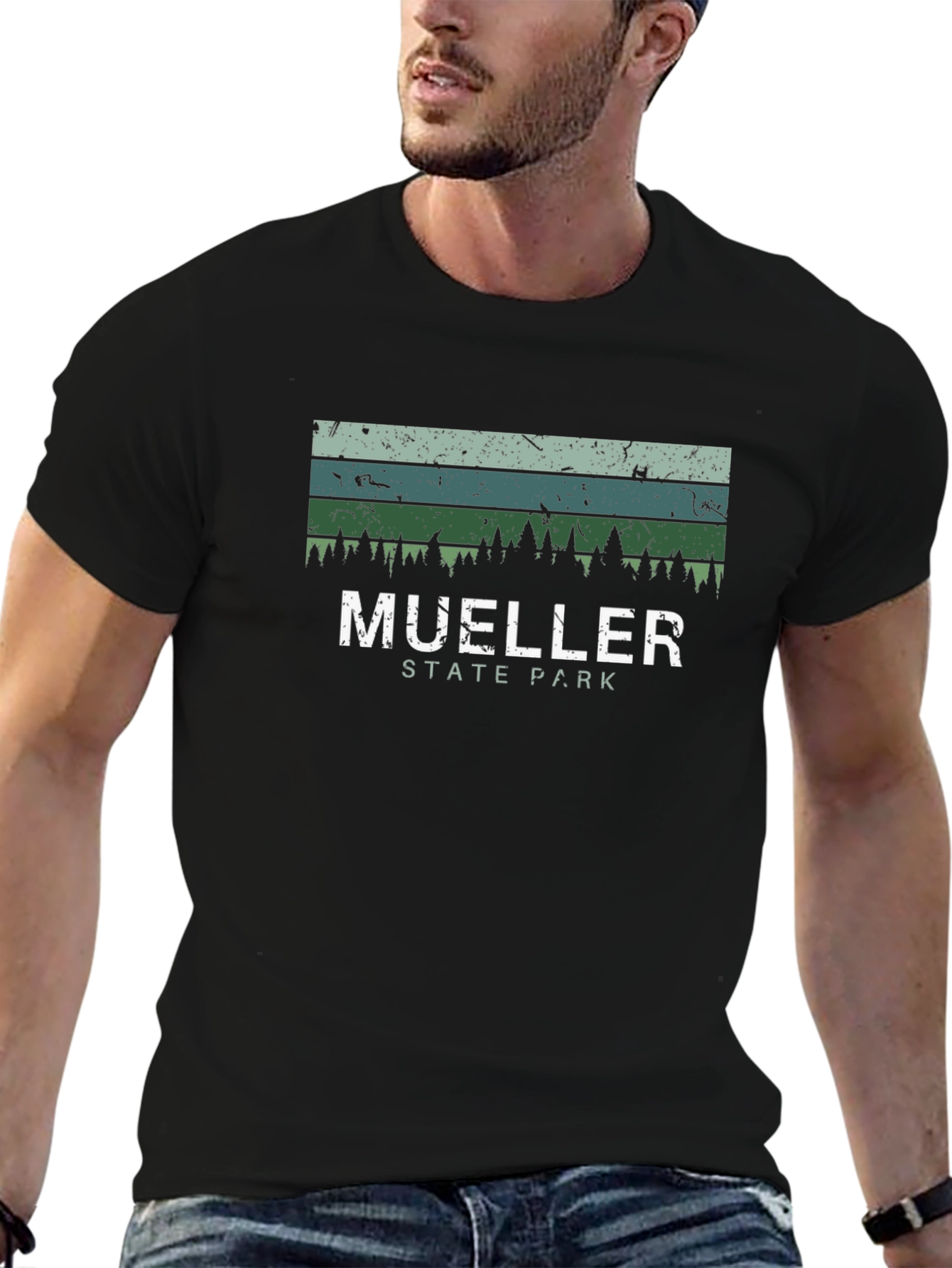 Mueller State Park Tee - Distressed Graphic Print