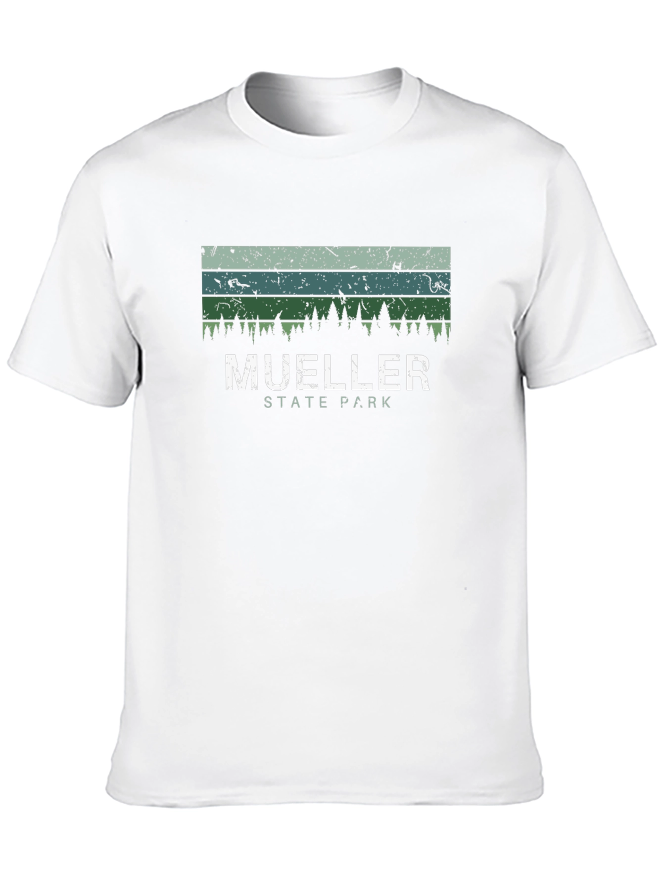 Mueller State Park Tee - Distressed Graphic Print