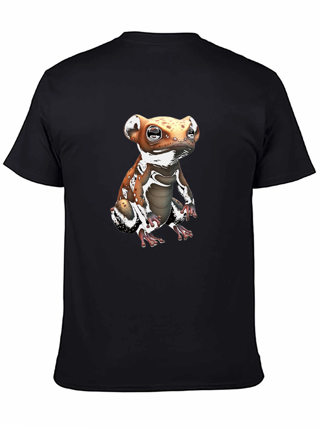 Cute Frog Graphic Tee - Stylish Black T-Shirt