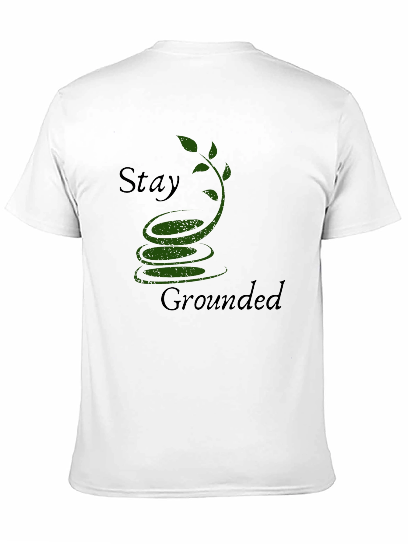 Stay Grounded Graphic Tee - Mens Black T-Shirt
