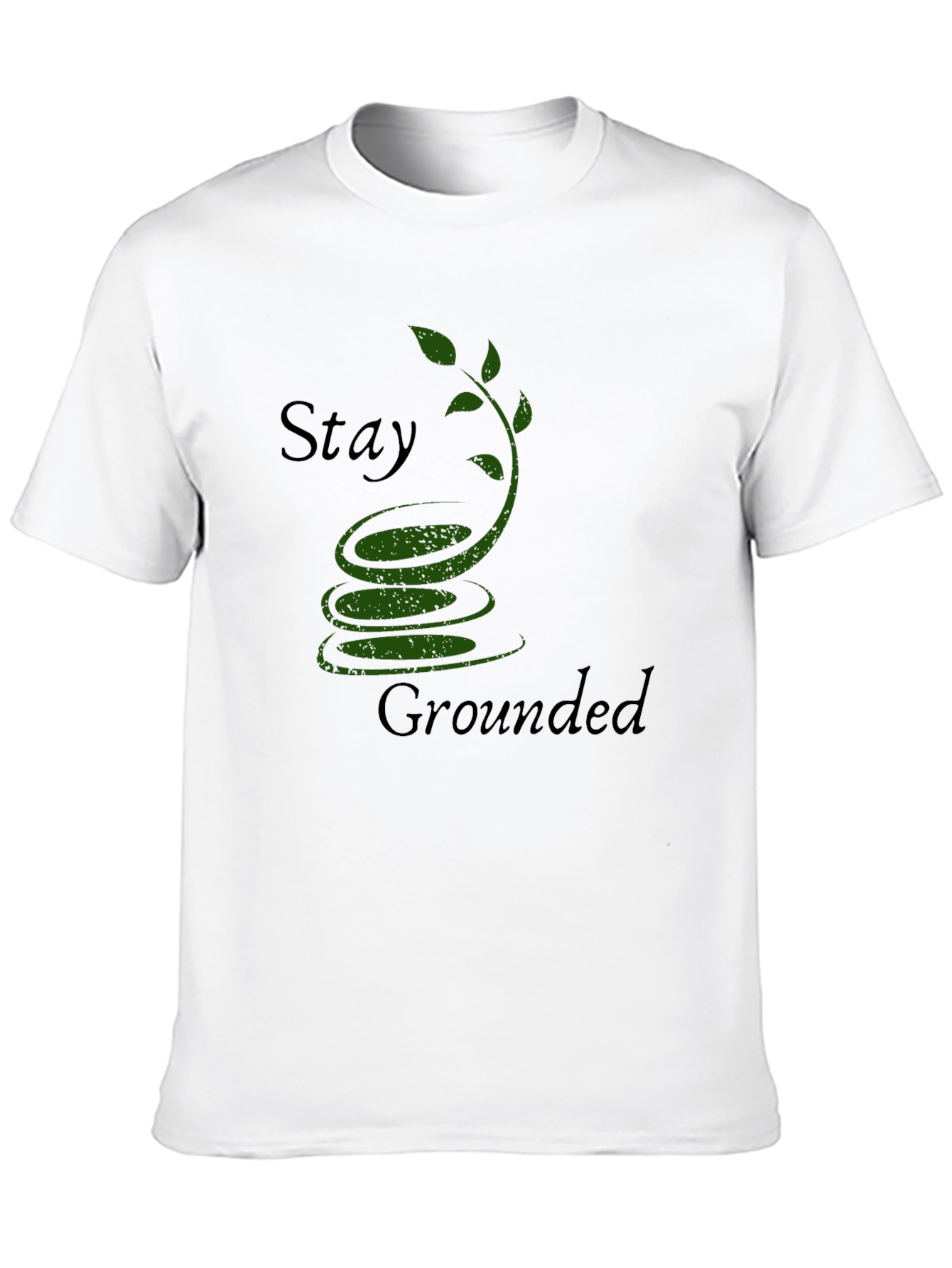 Stay Grounded Graphic Tee - Mens Black T-Shirt