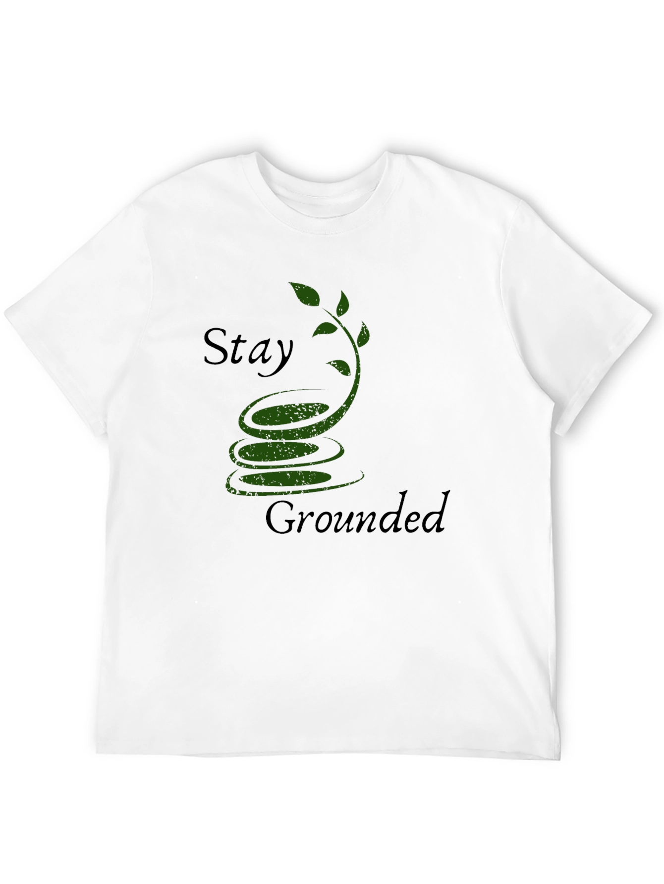 Stay Grounded Graphic Tee - Mens Black T-Shirt