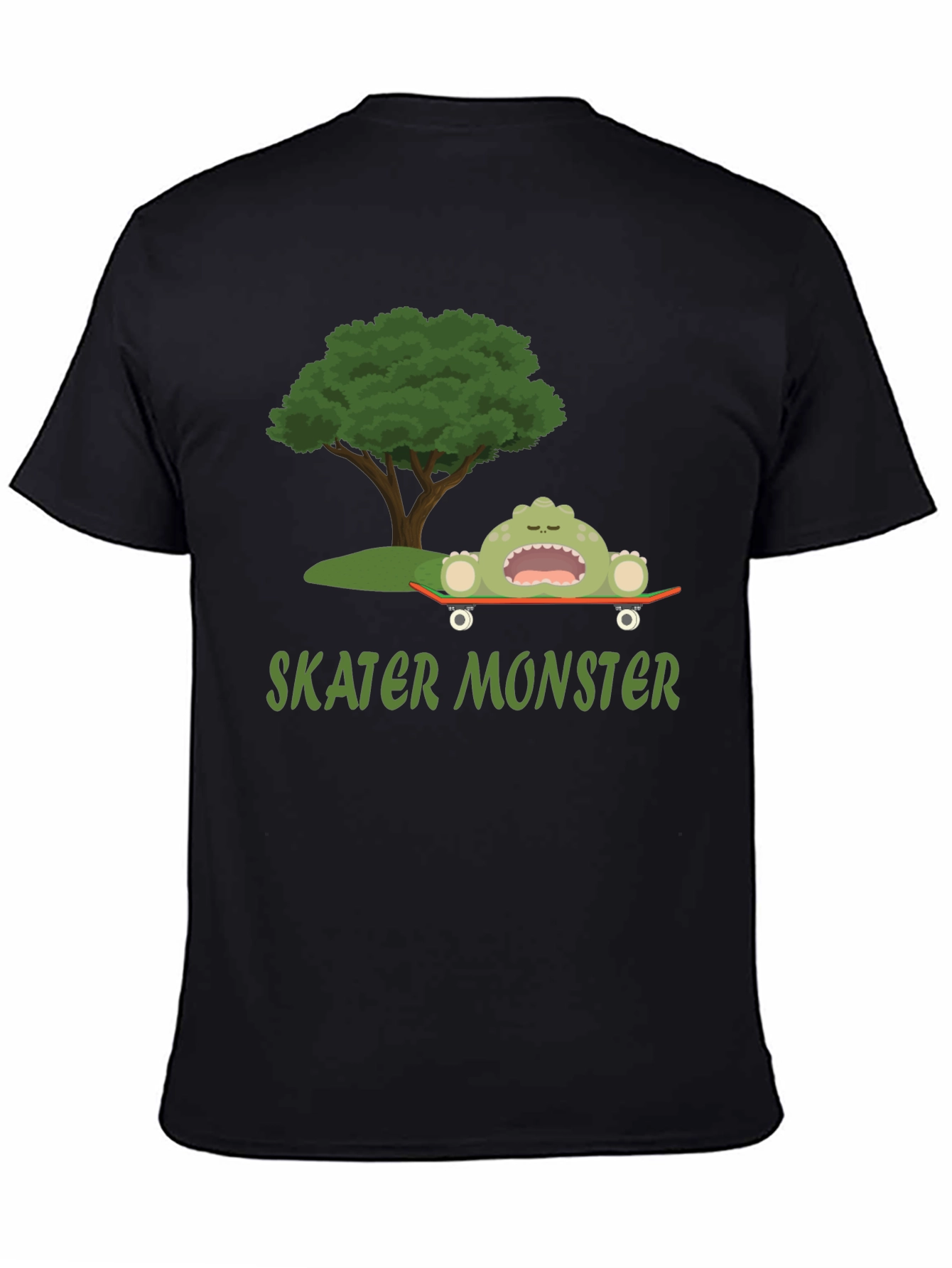 Skater Monster Graphic T-Shirt - Fun and Unique Design