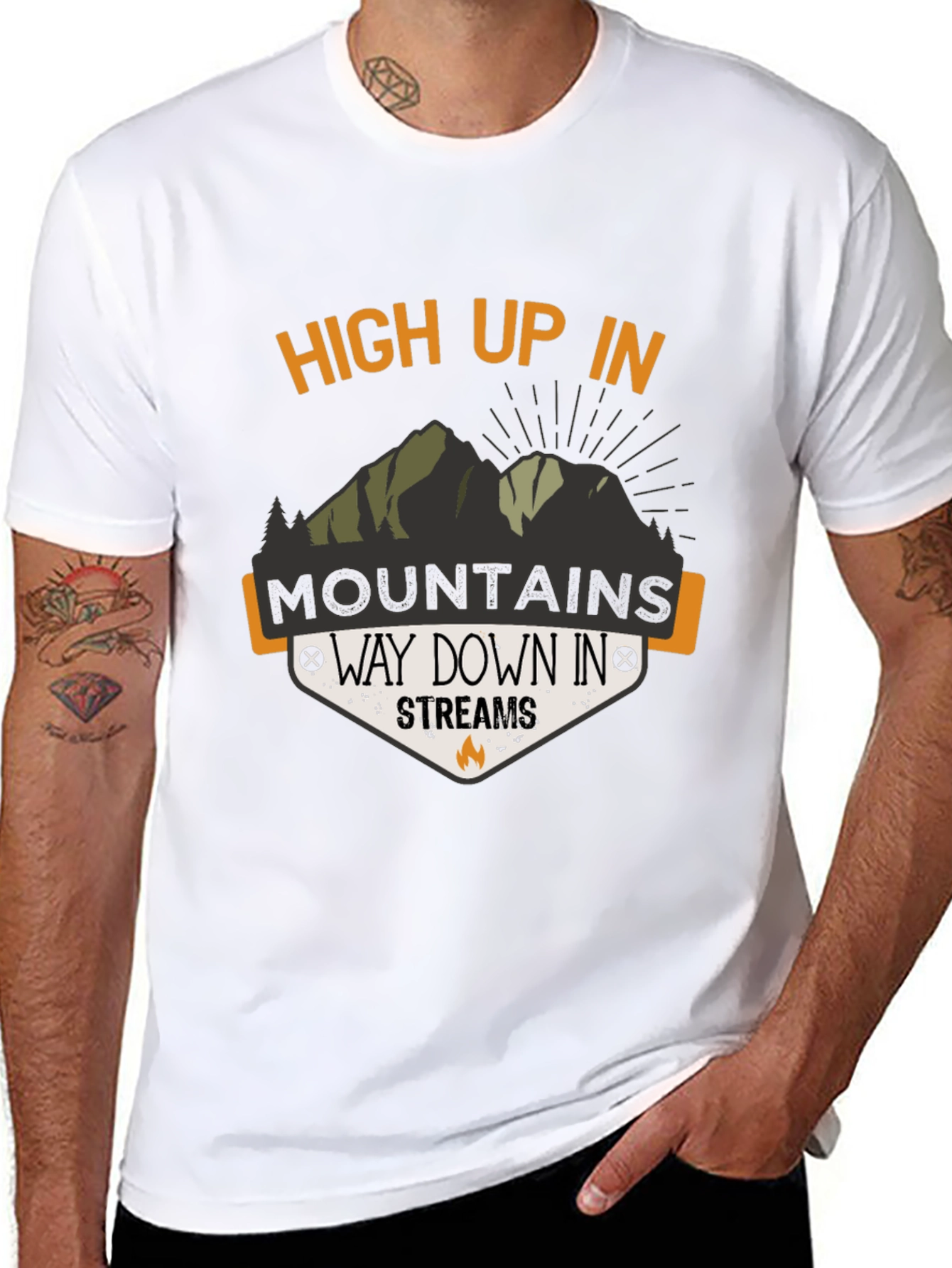 High Up in Mountains T-Shirt