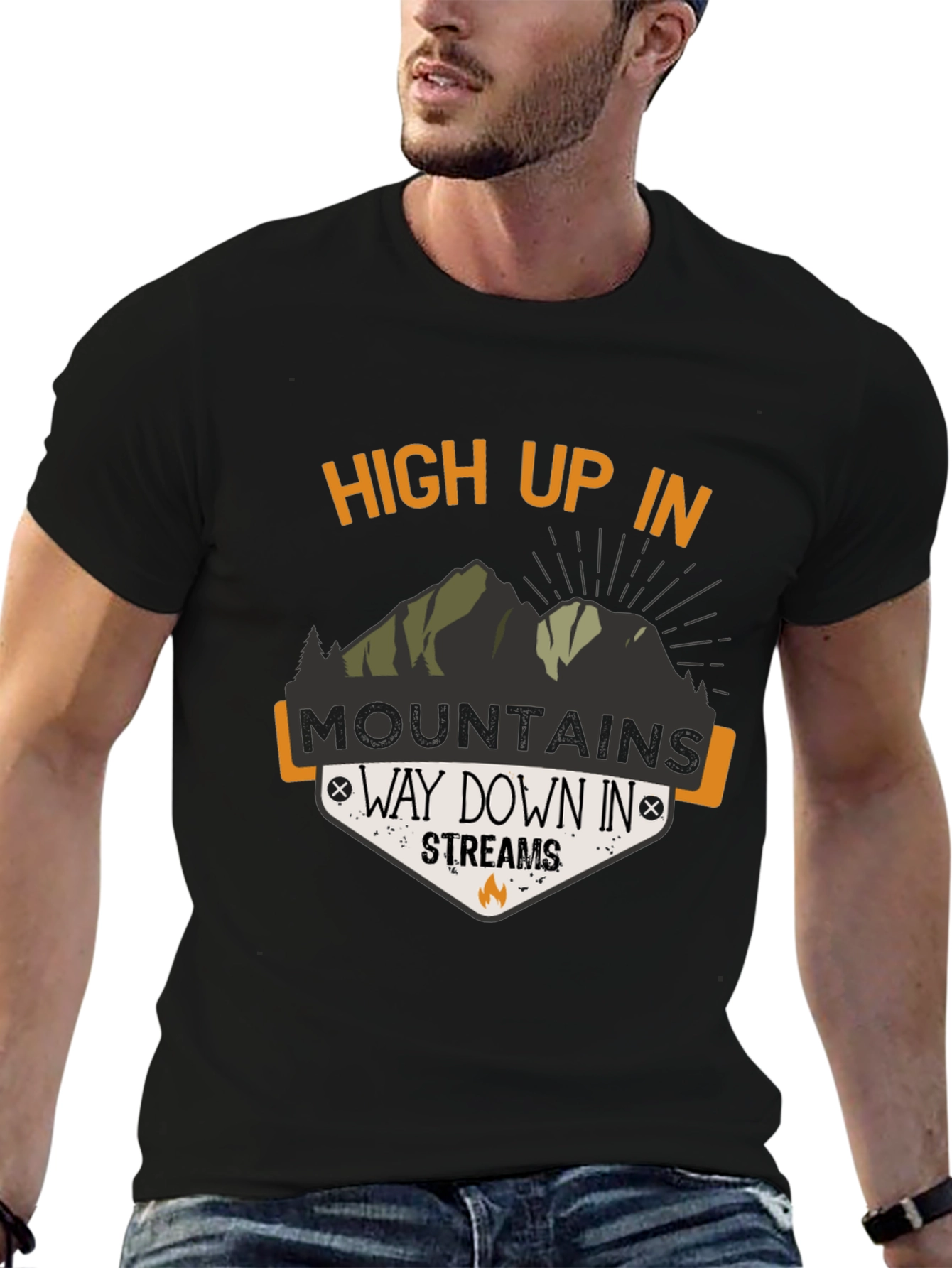 High Up in Mountains T-Shirt