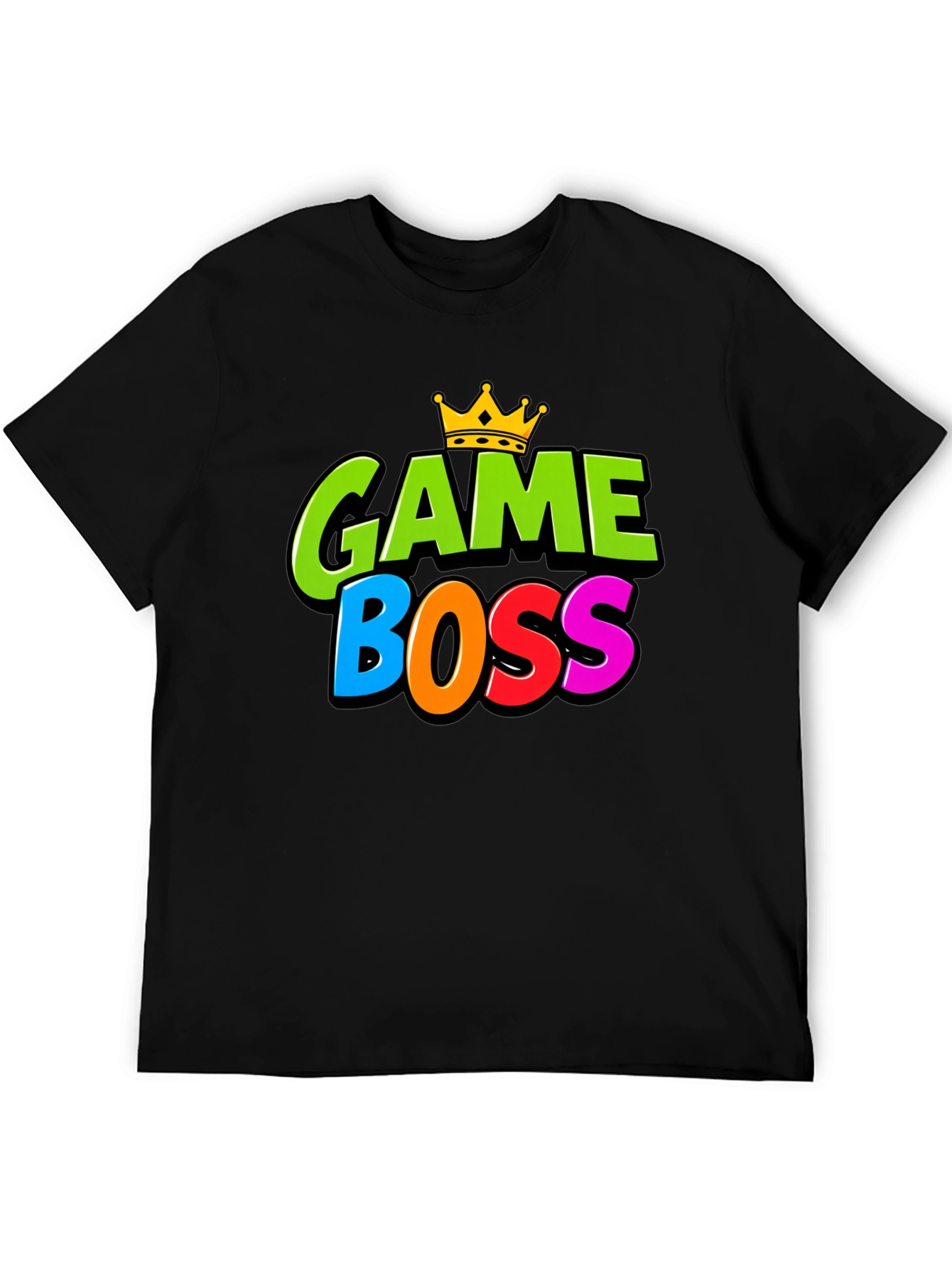 Game Boss T-Shirt - Gamer Tee with Crown Design
