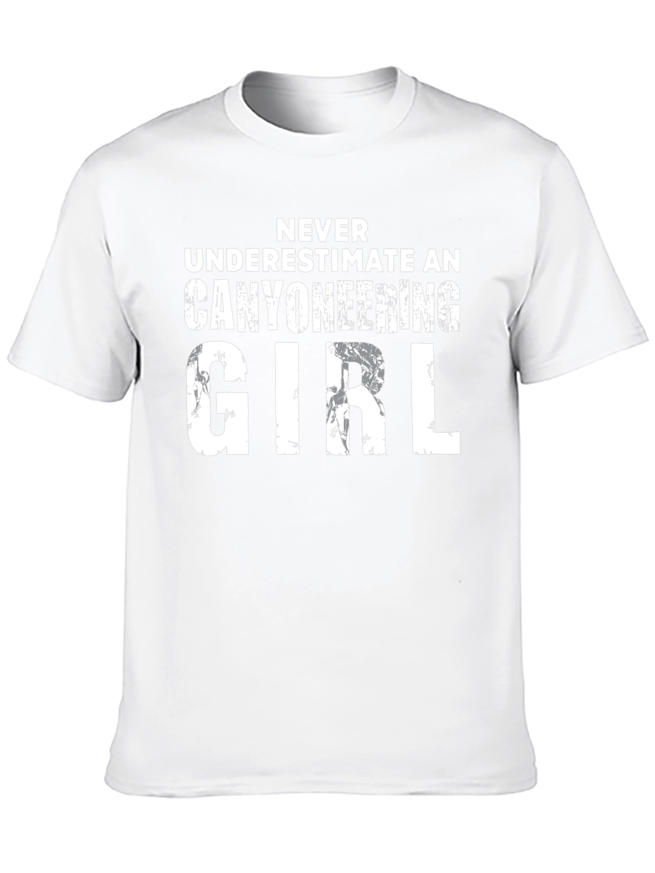 Canyoneering Girl Graphic Tee - Black T-Shirt