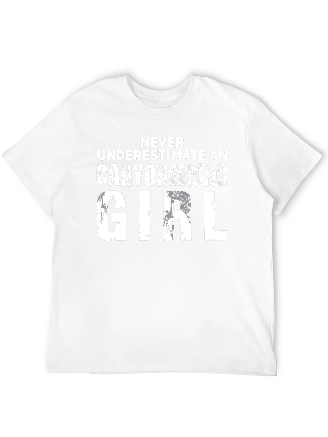 Canyoneering Girl Graphic Tee - Black T-Shirt