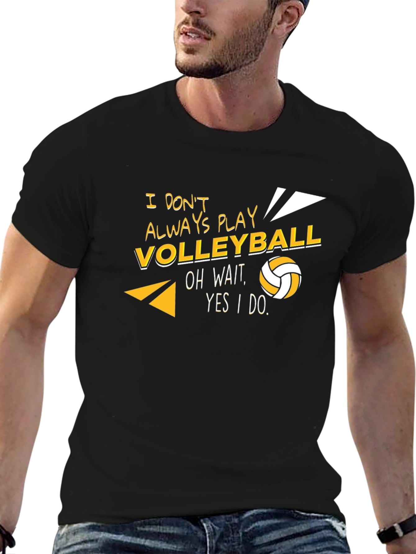 Volleyball Lover Graphic Tee - Play All The Time!