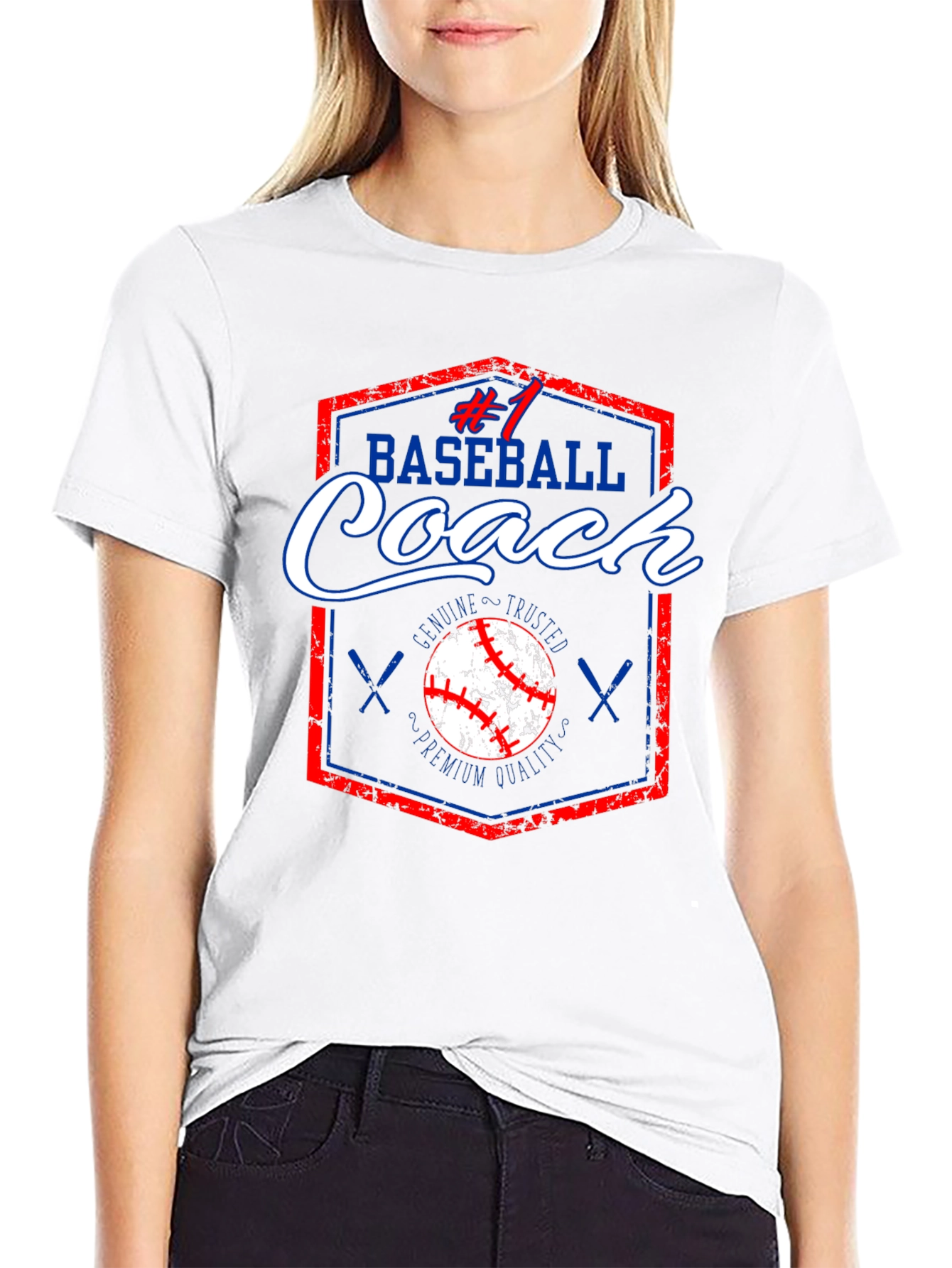 #1 Baseball Coach T-Shirt Premium Quality Genuine & Trusted