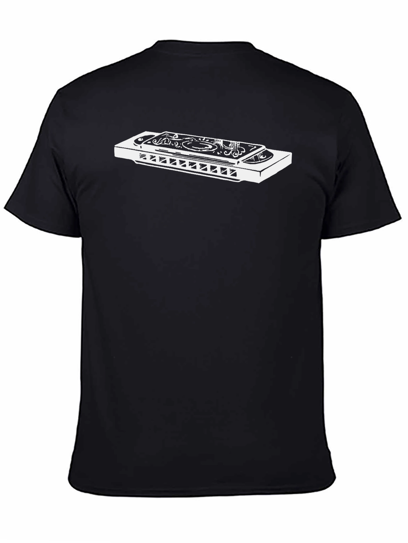 Harmonica Graphic Tee - Music Lovers T-Shirt