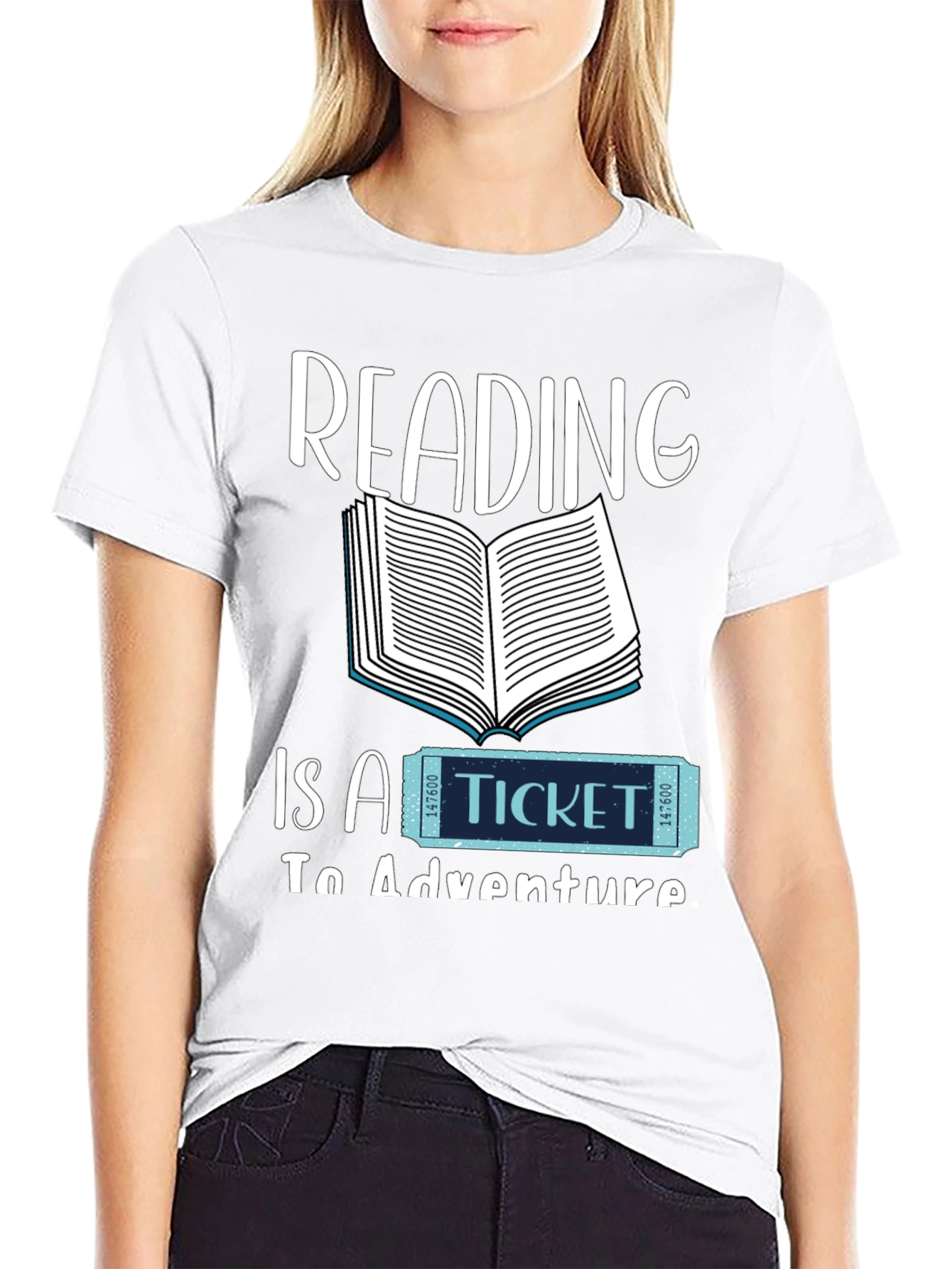 Reading is a Ticket to Adventure Graphic Tee