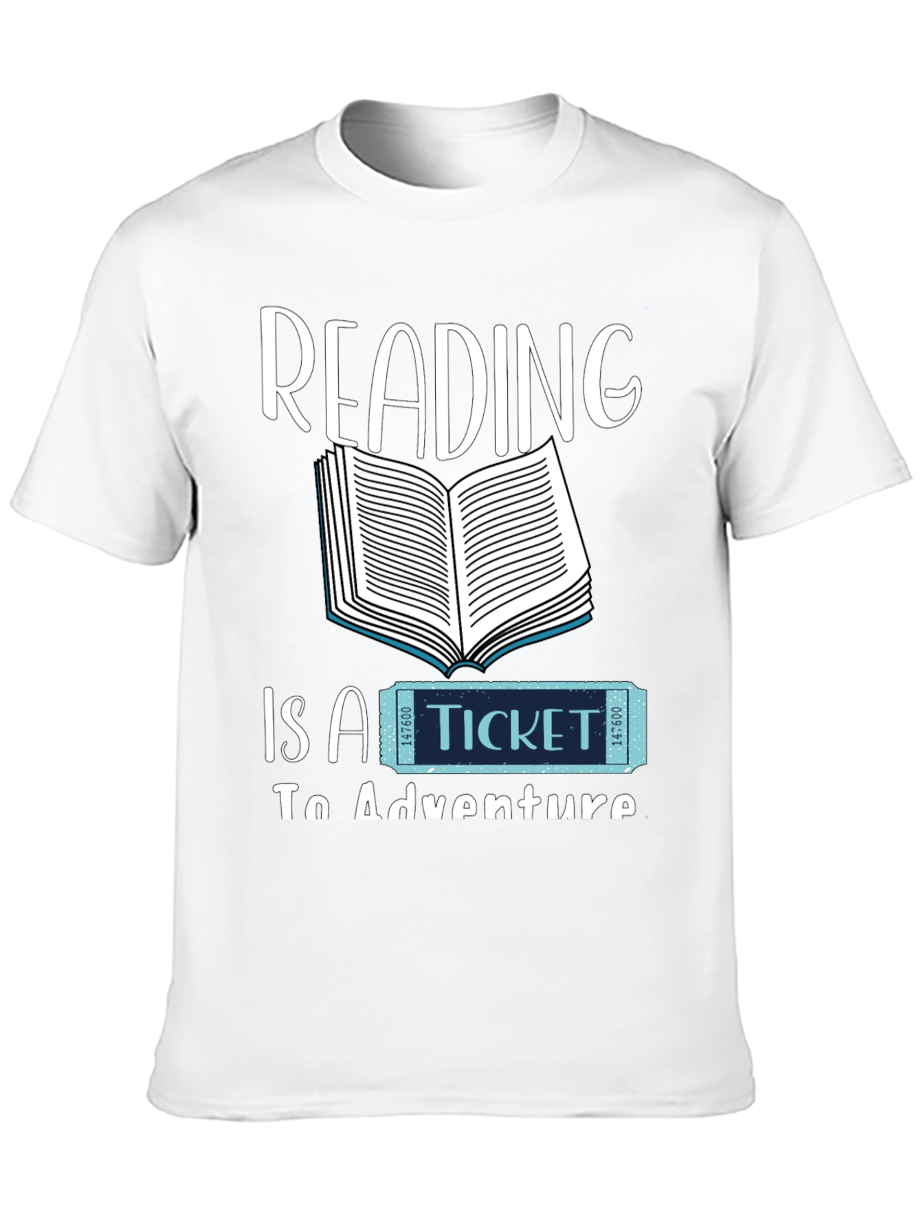 Reading is a Ticket to Adventure Graphic Tee