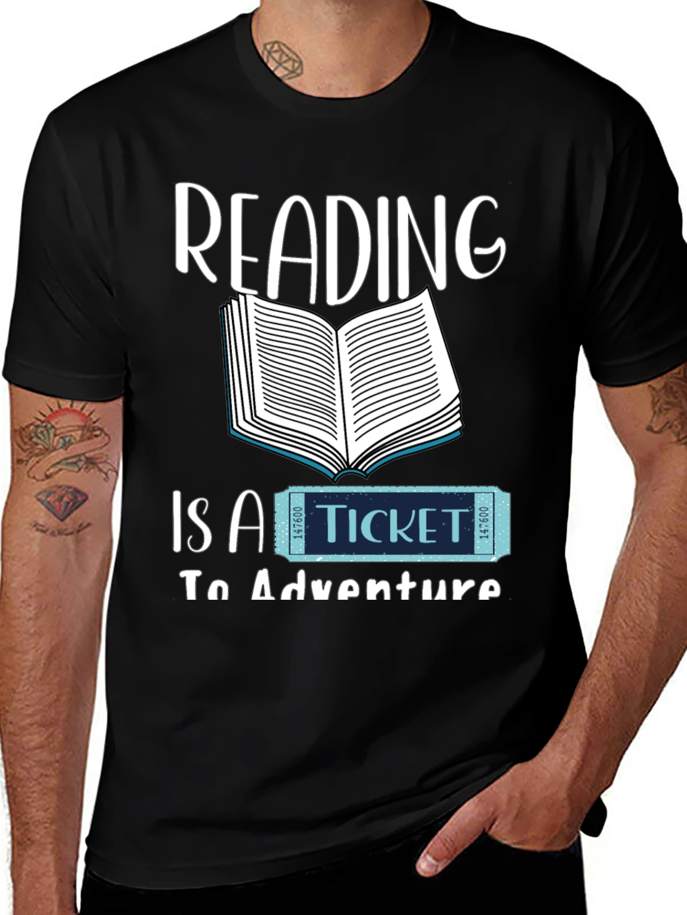 Reading is a Ticket to Adventure Graphic Tee