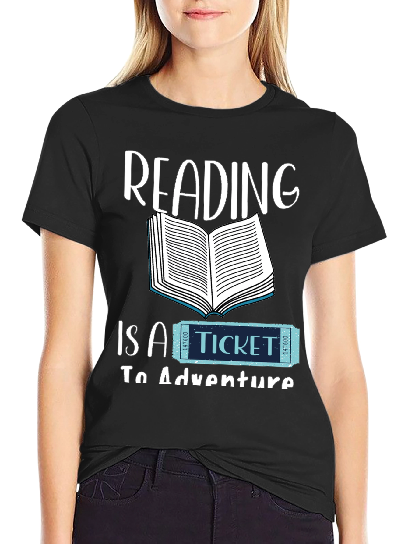 Reading is a Ticket to Adventure Graphic Tee