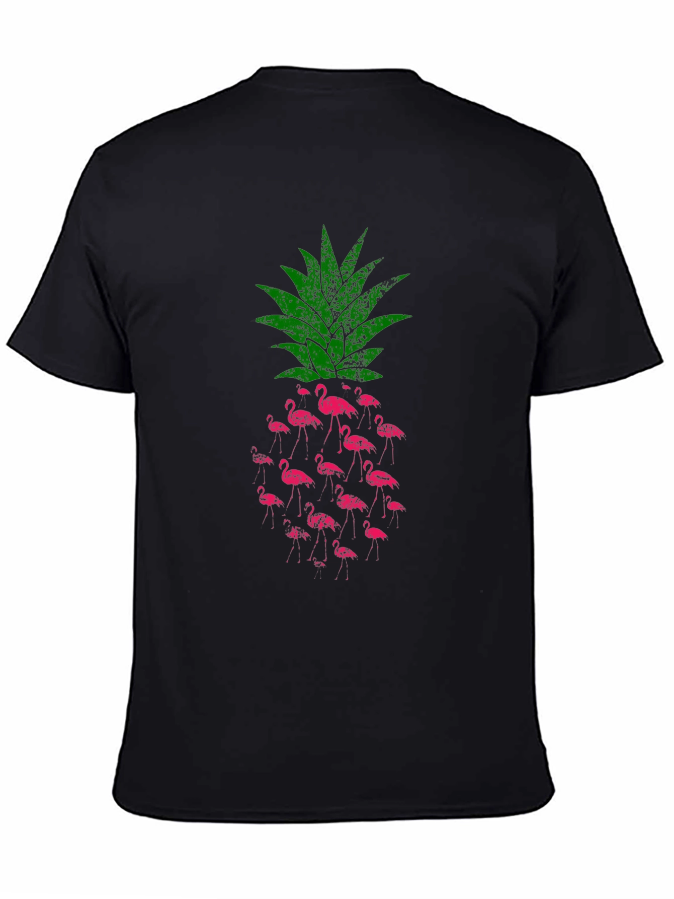 Flamingo Pineapple Graphic T-Shirt