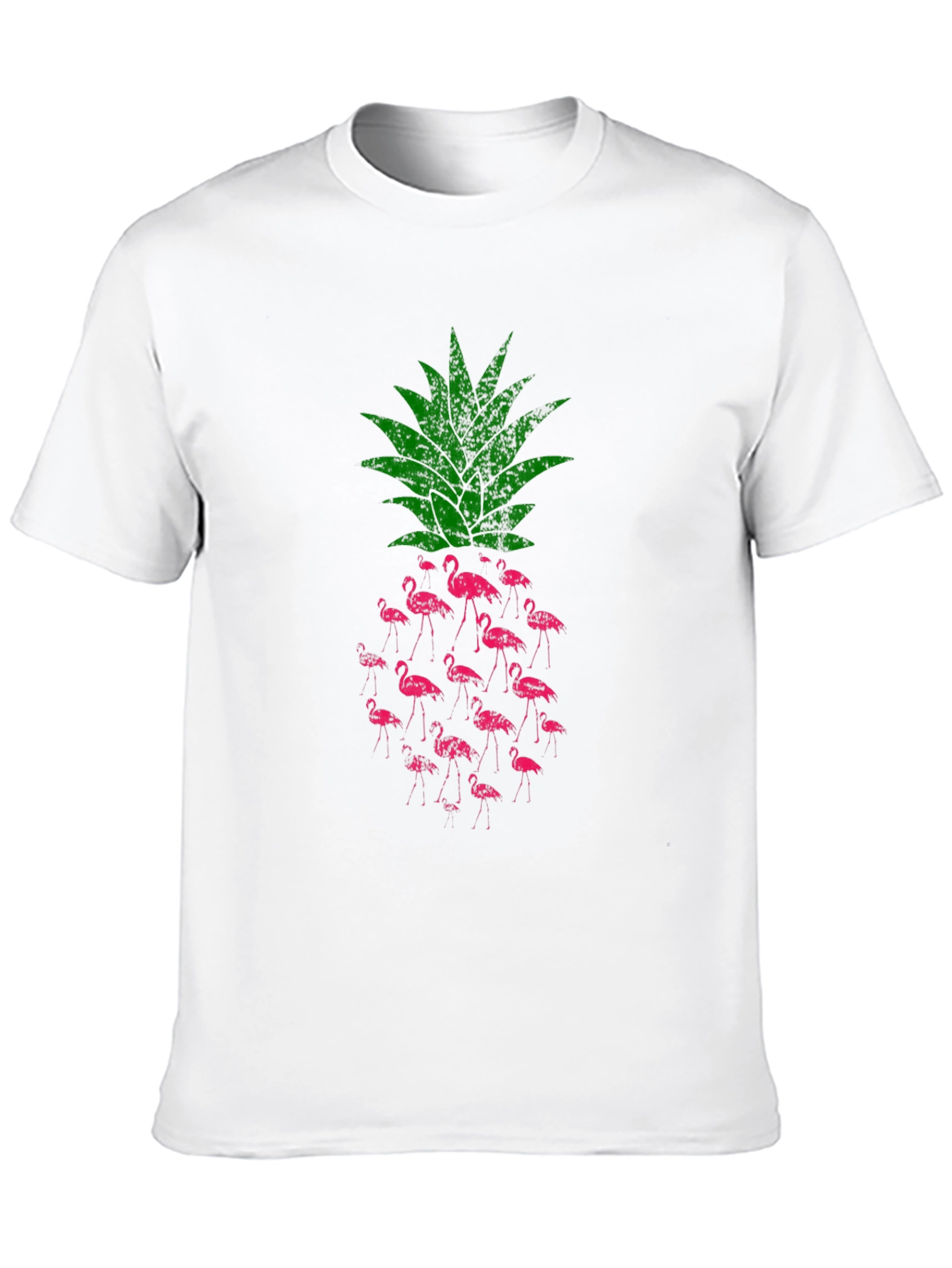 Flamingo Pineapple Graphic T-Shirt