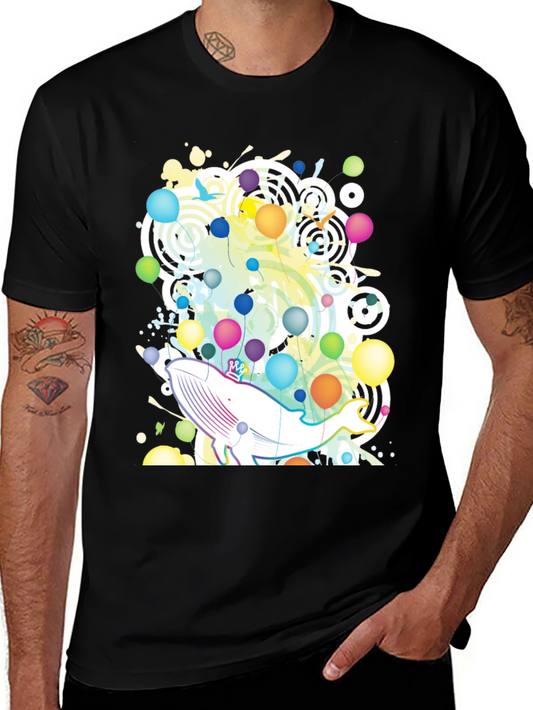Whimsical Whale Graphic Tee