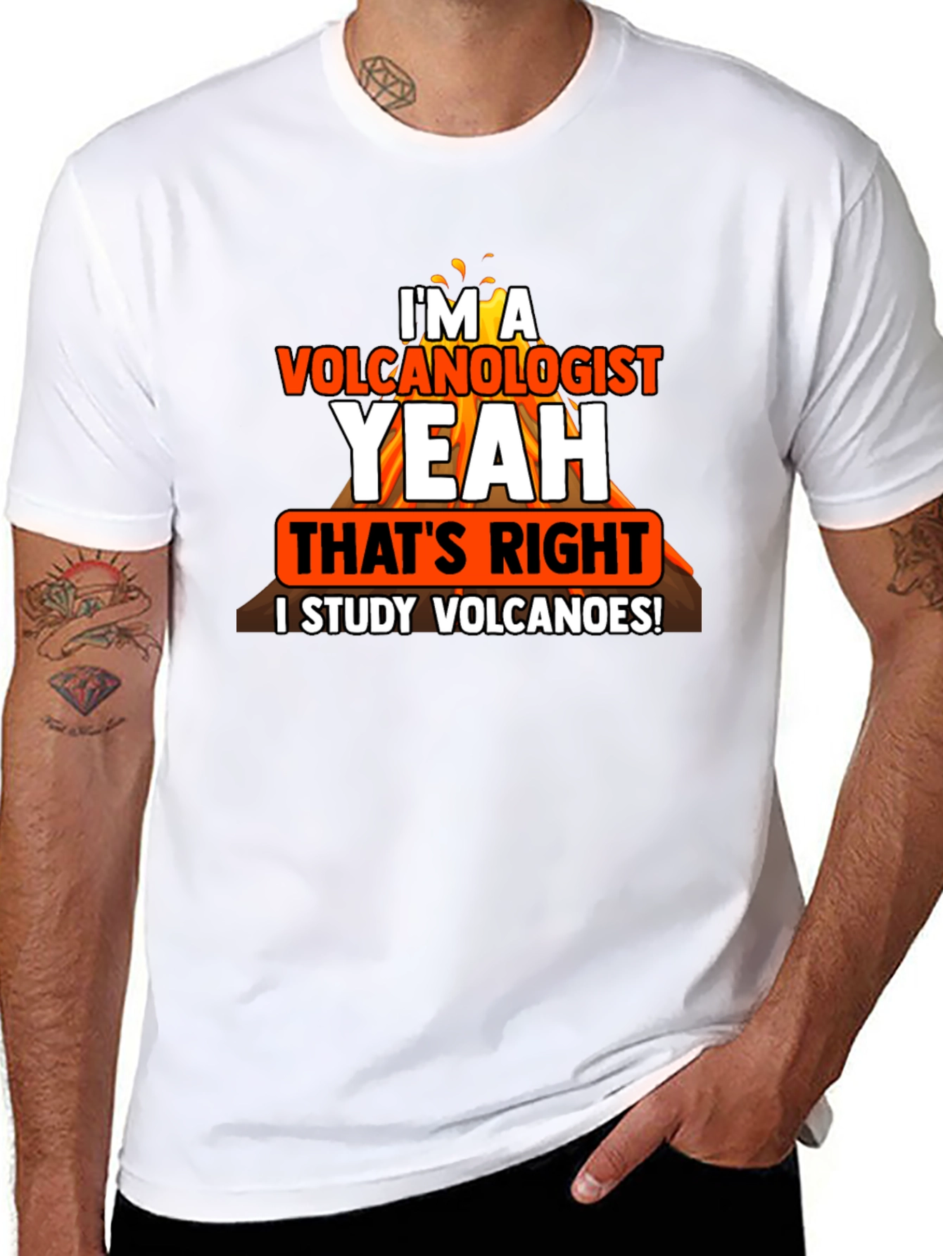 Volcanologist T-Shirt: I Study Volcanoes