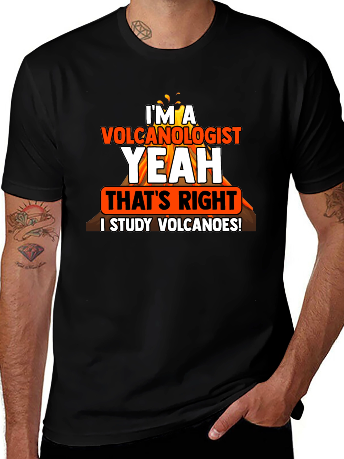 Volcanologist T-Shirt: I Study Volcanoes