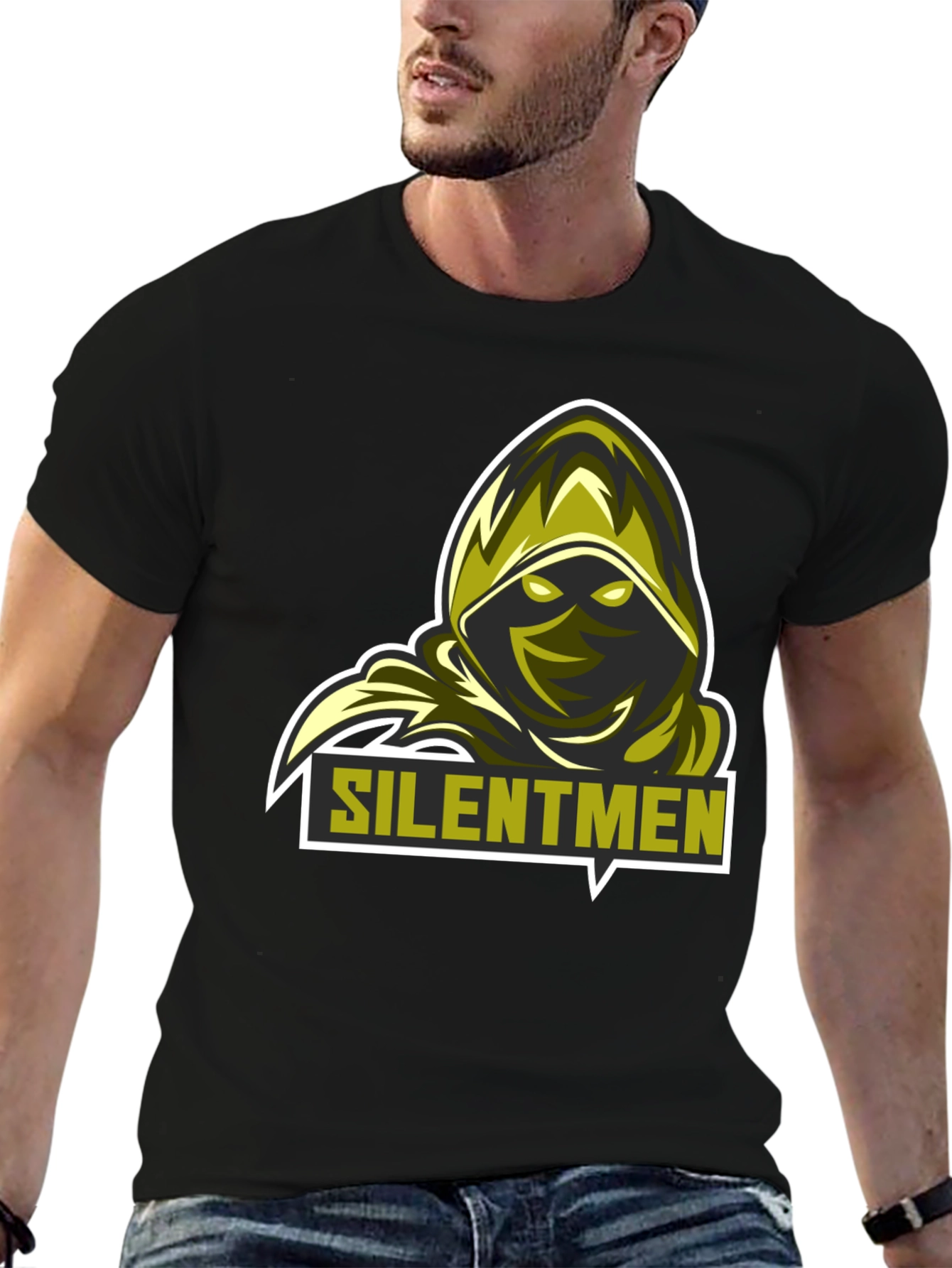 Silentmen Graphic Tee - Mens Black T-Shirt