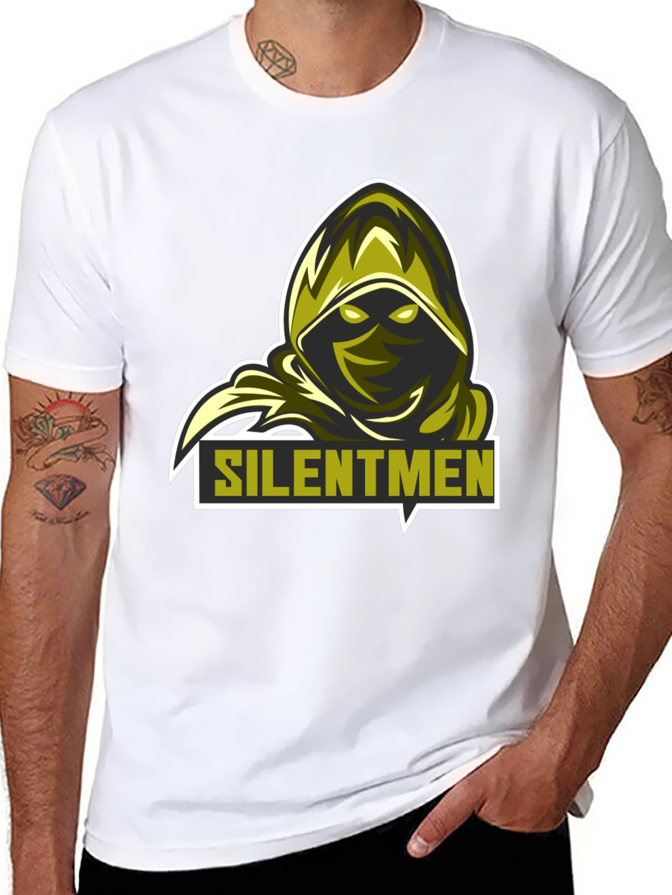 Silentmen Graphic Tee - Mens Black T-Shirt
