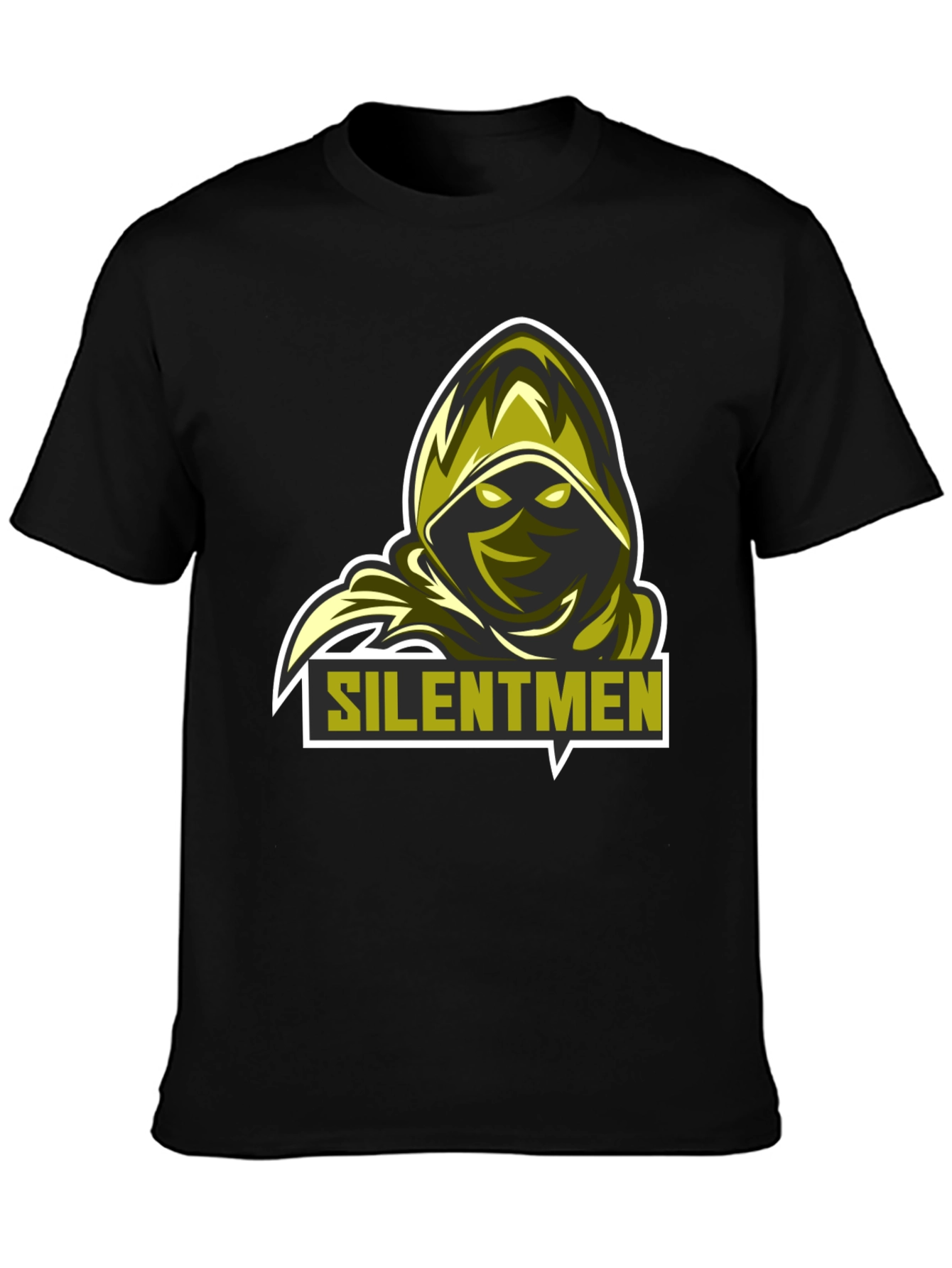 Silentmen Graphic Tee - Mens Black T-Shirt