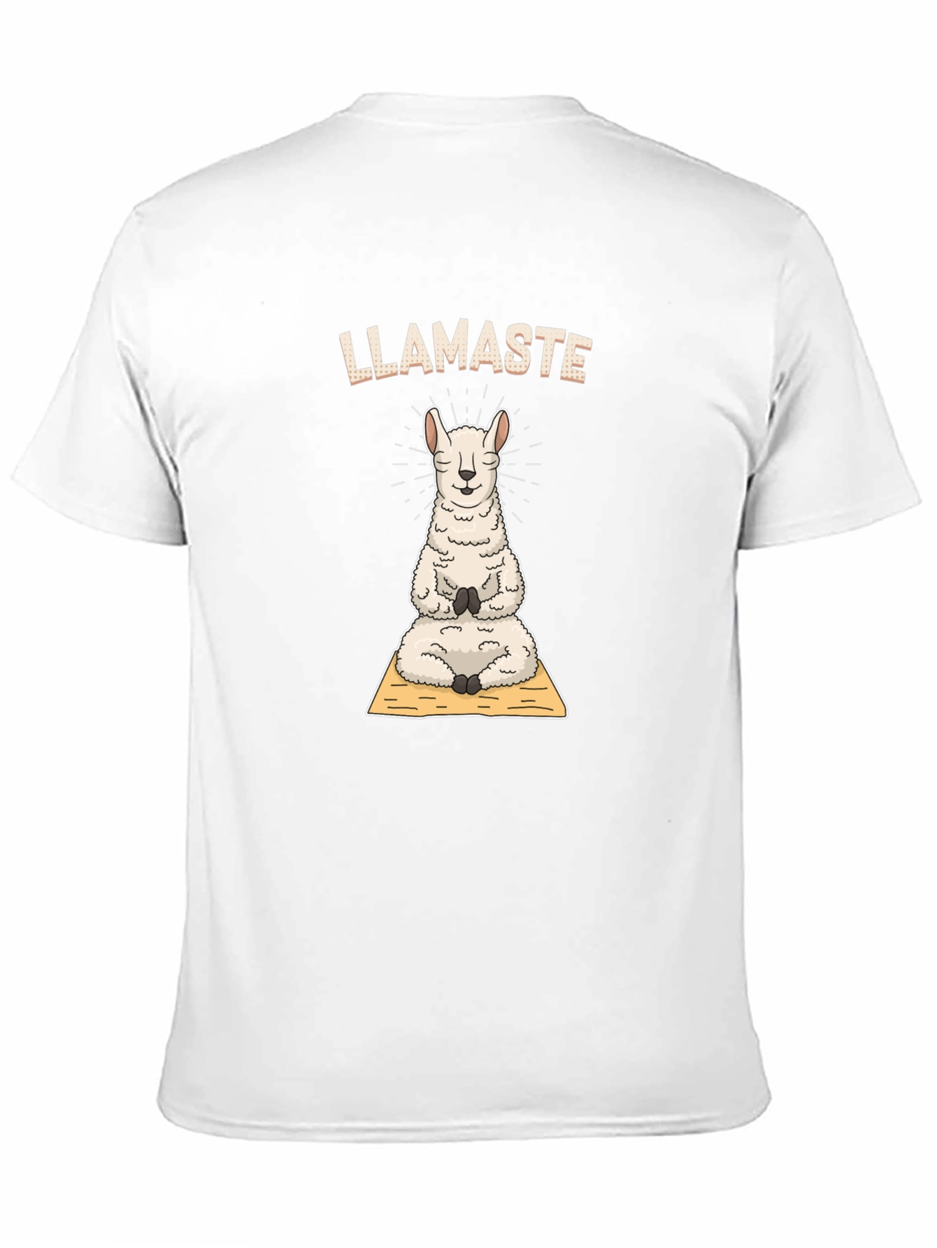 Llamaste Yoga T-Shirt - Meditating Llama Tee