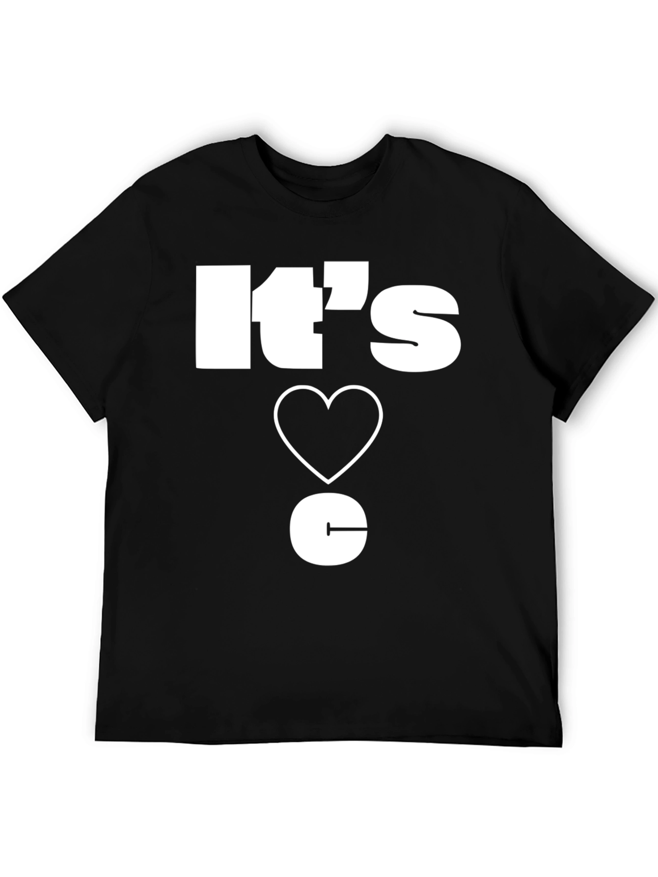 Its Love C T-Shirt - Unique Design