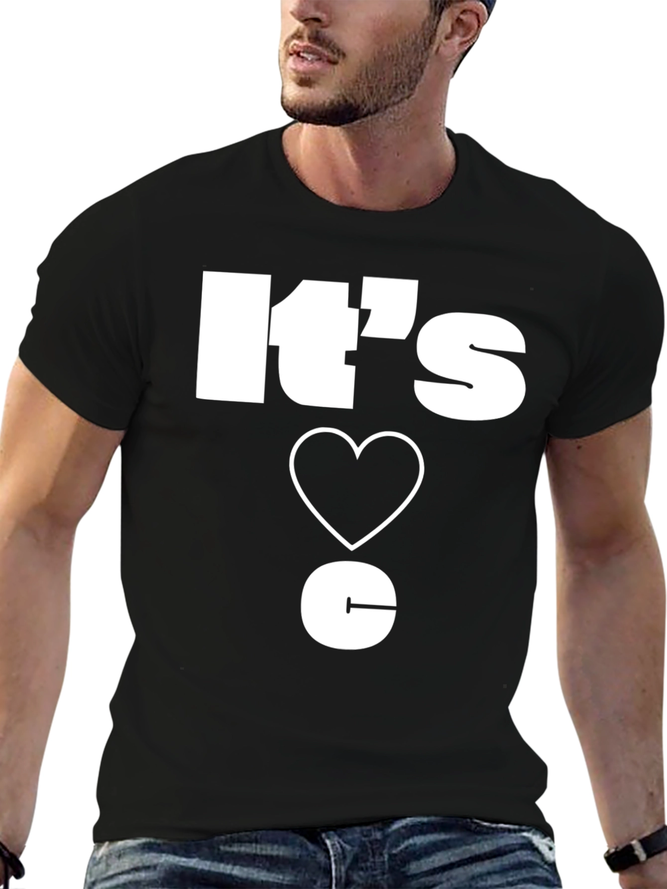 Its Love C T-Shirt - Unique Design