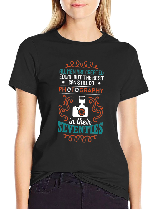 Photography in Seventies Mens T-Shirt