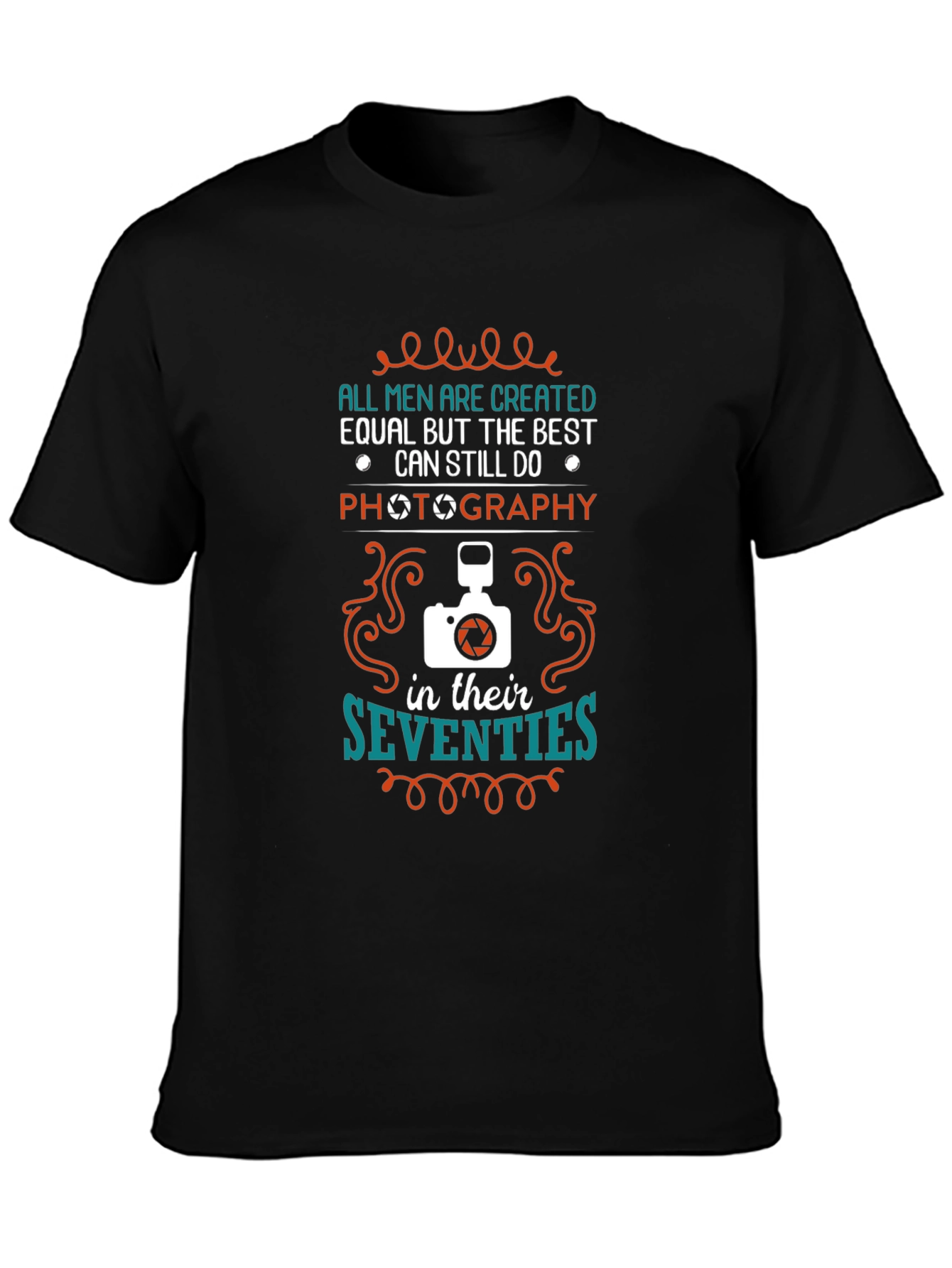 Photography in Seventies Mens T-Shirt