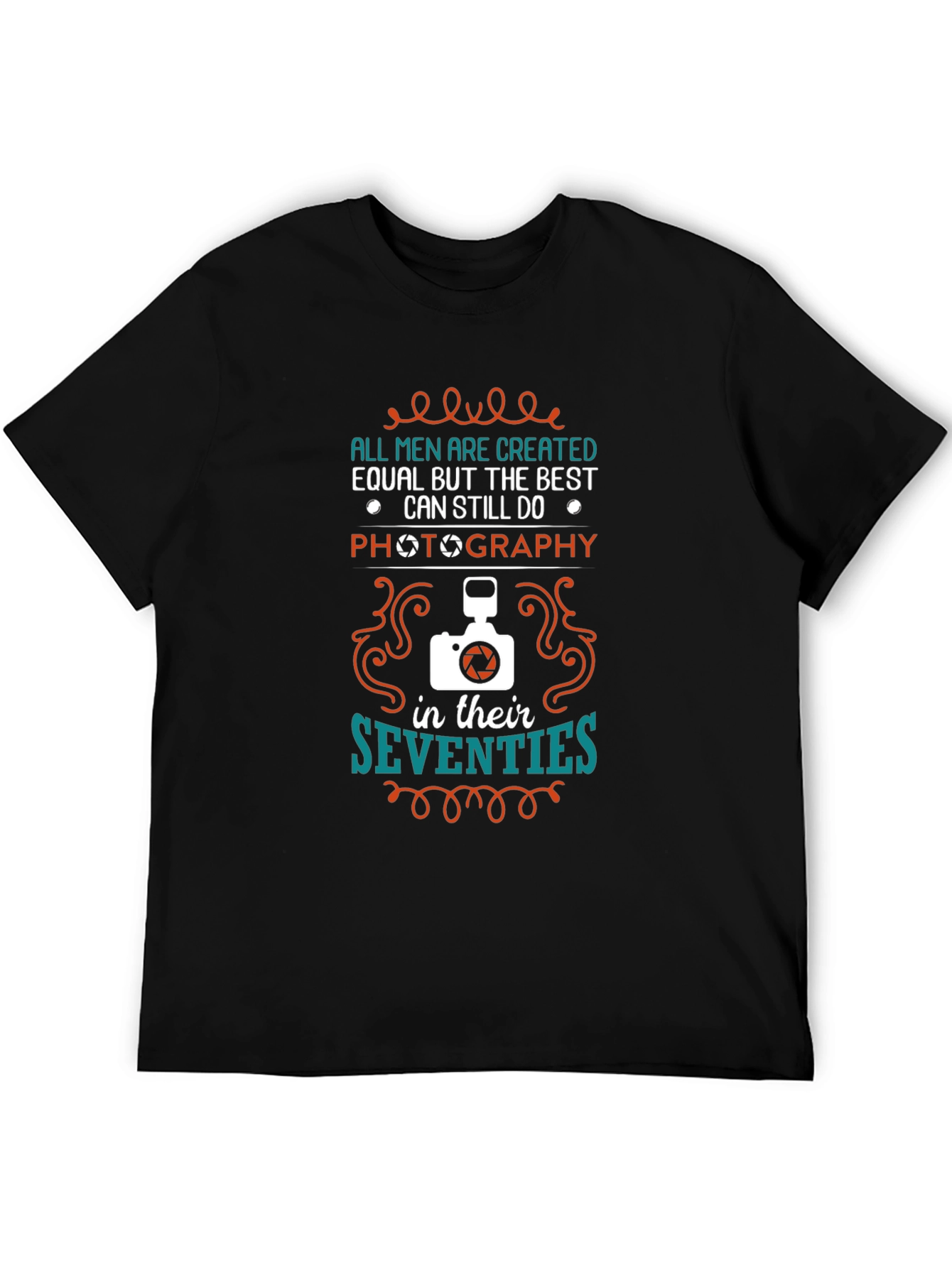 Photography in Seventies Mens T-Shirt