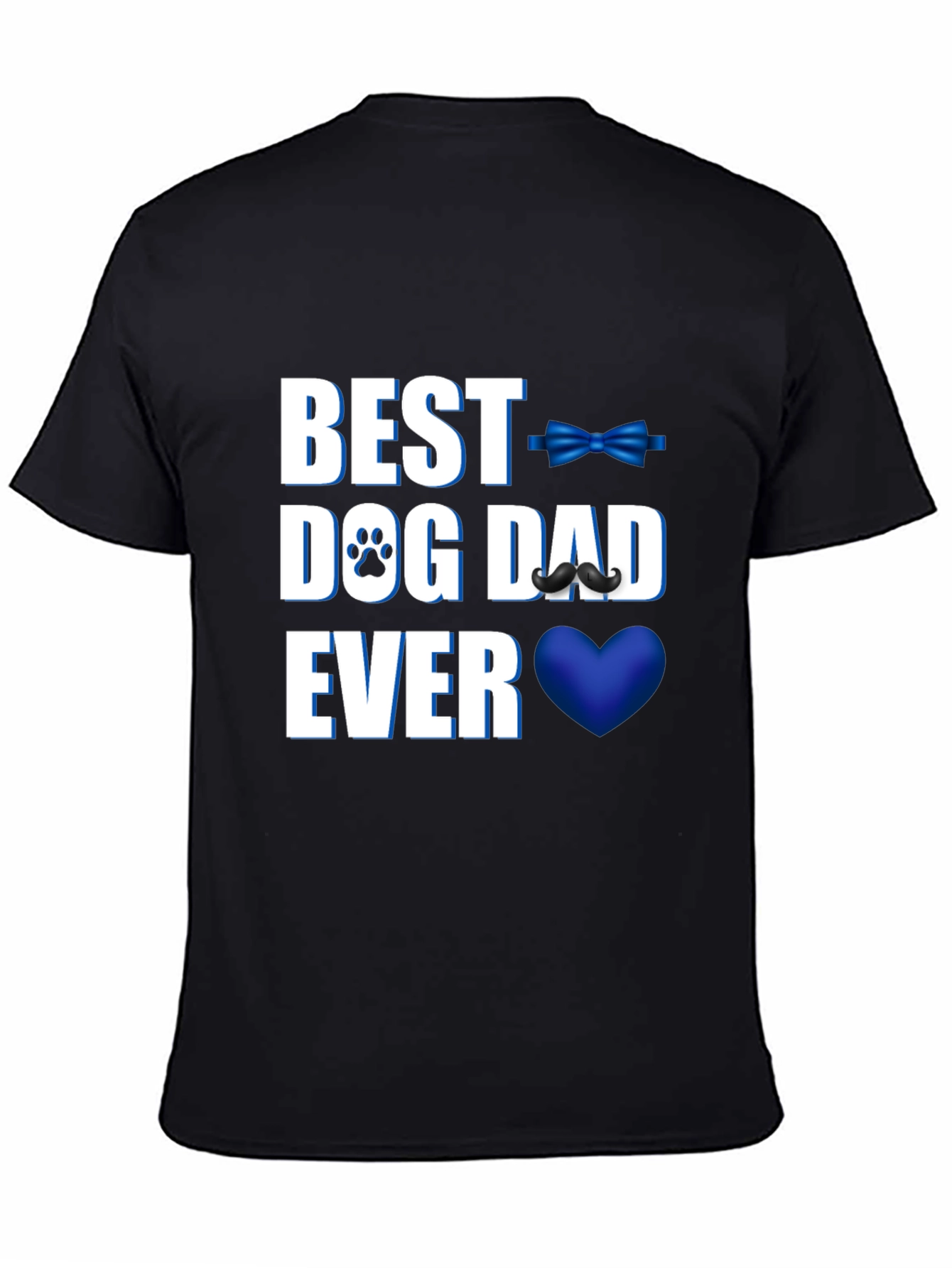 Best Dog Dad Ever T-Shirt - Black